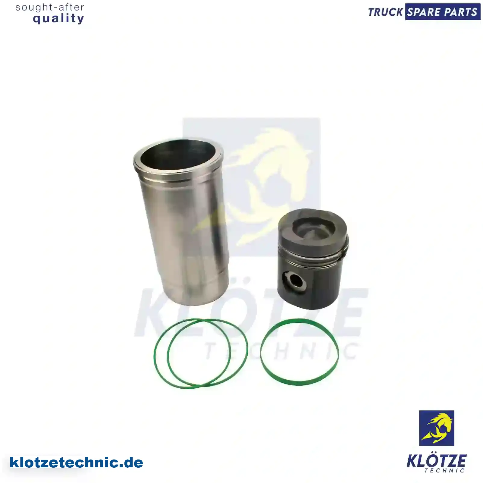 Piston with liner, 550316 || Klötze Technic Spare Part | Engine, Accelerator Pedal, Camshaft, Connecting Rod, Crankcase, Crankshaft, Cylinder Head, Engine Suspension Mountings, Exhaust Manifold, Exhaust Gas Recirculation, Filter Kits, Flywheel Housing, General Overhaul Kits, Engine, Intake Manifold, Oil Cleaner, Oil Cooler, Oil Filter, Oil Pump, Oil Sump, Piston & Liner, Sensor & Switch, Timing Case, Turbocharger, Cooling System, Belt Tensioner, Coolant Filter, Coolant Pipe, Corrosion Prevention Agent, Drive, Expansion Tank, Fan, Intercooler, Monitors & Gauges, Radiator, Thermostat, V-Belt / Timing belt, Water Pump, Fuel System, Electronical Injector Unit, Feed Pump, Fuel Filter, cpl., Fuel Gauge Sender,  Fuel Line, Fuel Pump, Fuel Tank, Injection Line Kit, Injection Pump, Exhaust System, Clutch & Pedal, Gearbox, Propeller Shaft, Axles, Brake System, Hubs & Wheels, Suspension, Leaf Spring, Universal Parts / Accessories, Steering, Electrical System, Cabin