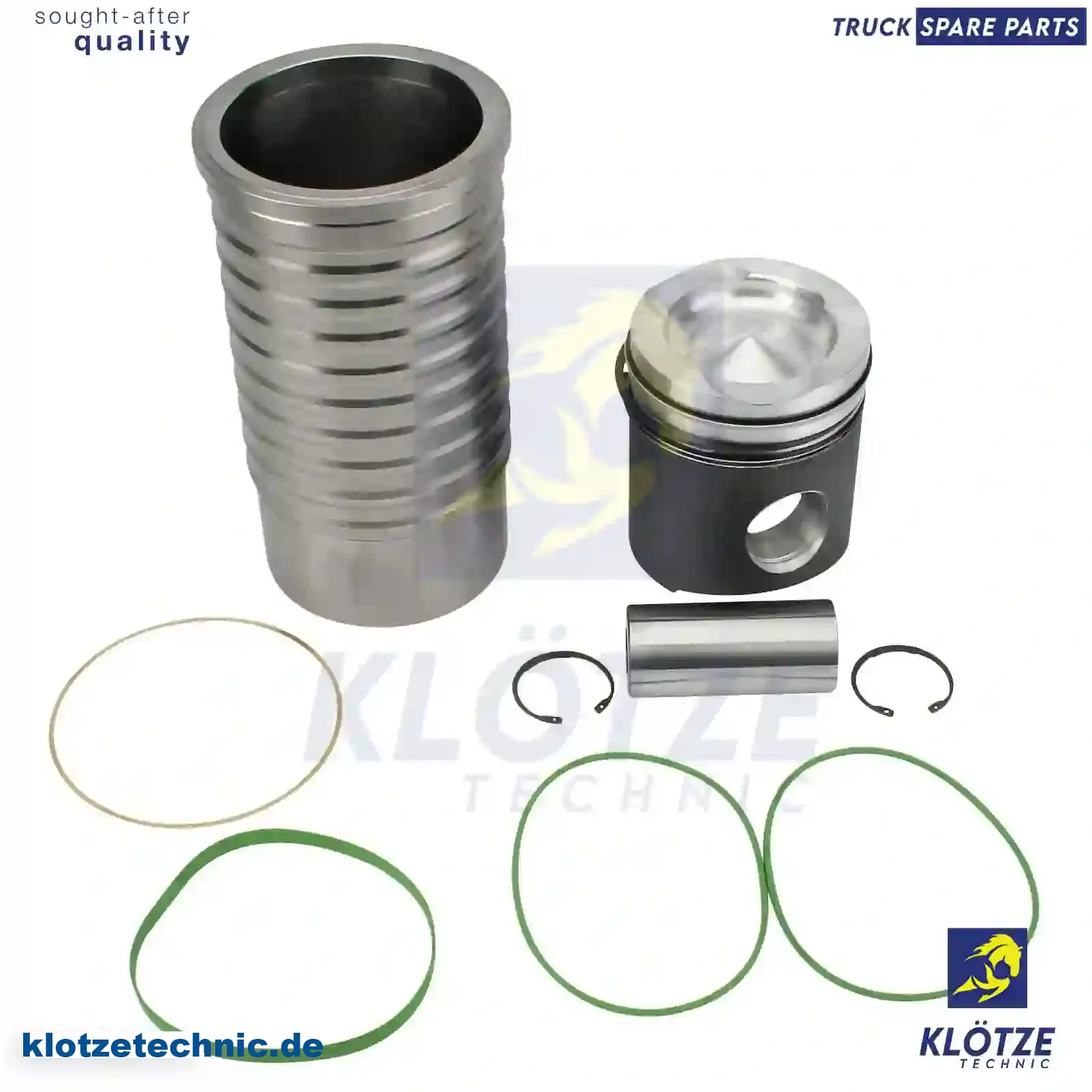 Piston with liner, 550322 || Klötze Technic Spare Part | Engine, Accelerator Pedal, Camshaft, Connecting Rod, Crankcase, Crankshaft, Cylinder Head, Engine Suspension Mountings, Exhaust Manifold, Exhaust Gas Recirculation, Filter Kits, Flywheel Housing, General Overhaul Kits, Engine, Intake Manifold, Oil Cleaner, Oil Cooler, Oil Filter, Oil Pump, Oil Sump, Piston & Liner, Sensor & Switch, Timing Case, Turbocharger, Cooling System, Belt Tensioner, Coolant Filter, Coolant Pipe, Corrosion Prevention Agent, Drive, Expansion Tank, Fan, Intercooler, Monitors & Gauges, Radiator, Thermostat, V-Belt / Timing belt, Water Pump, Fuel System, Electronical Injector Unit, Feed Pump, Fuel Filter, cpl., Fuel Gauge Sender,  Fuel Line, Fuel Pump, Fuel Tank, Injection Line Kit, Injection Pump, Exhaust System, Clutch & Pedal, Gearbox, Propeller Shaft, Axles, Brake System, Hubs & Wheels, Suspension, Leaf Spring, Universal Parts / Accessories, Steering, Electrical System, Cabin