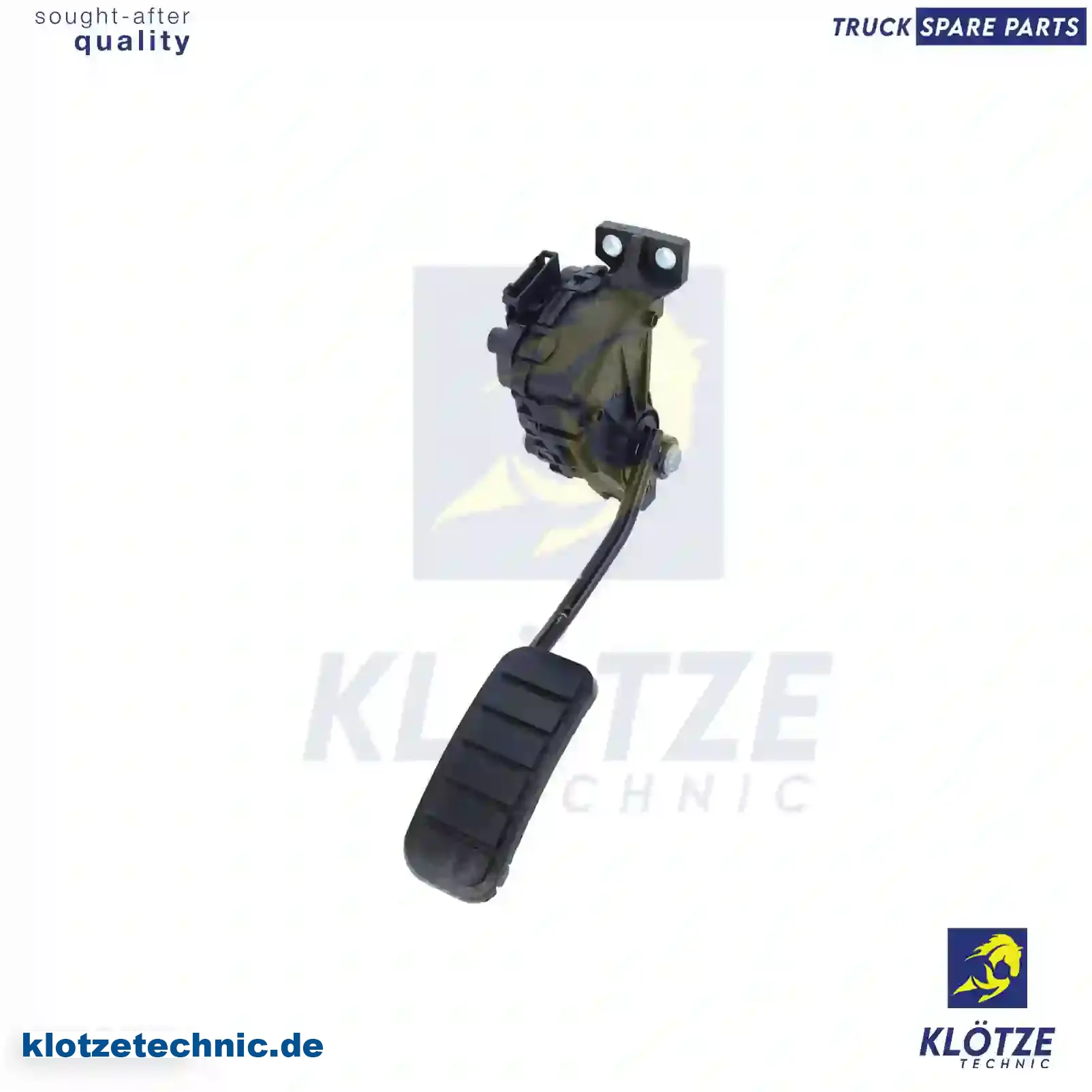 Accelerator pedal, 8200724059 || Klötze Technic Spare Part | Engine, Accelerator Pedal, Camshaft, Connecting Rod, Crankcase, Crankshaft, Cylinder Head, Engine Suspension Mountings, Exhaust Manifold, Exhaust Gas Recirculation, Filter Kits, Flywheel Housing, General Overhaul Kits, Engine, Intake Manifold, Oil Cleaner, Oil Cooler, Oil Filter, Oil Pump, Oil Sump, Piston & Liner, Sensor & Switch, Timing Case, Turbocharger, Cooling System, Belt Tensioner, Coolant Filter, Coolant Pipe, Corrosion Prevention Agent, Drive, Expansion Tank, Fan, Intercooler, Monitors & Gauges, Radiator, Thermostat, V-Belt / Timing belt, Water Pump, Fuel System, Electronical Injector Unit, Feed Pump, Fuel Filter, cpl., Fuel Gauge Sender,  Fuel Line, Fuel Pump, Fuel Tank, Injection Line Kit, Injection Pump, Exhaust System, Clutch & Pedal, Gearbox, Propeller Shaft, Axles, Brake System, Hubs & Wheels, Suspension, Leaf Spring, Universal Parts / Accessories, Steering, Electrical System, Cabin