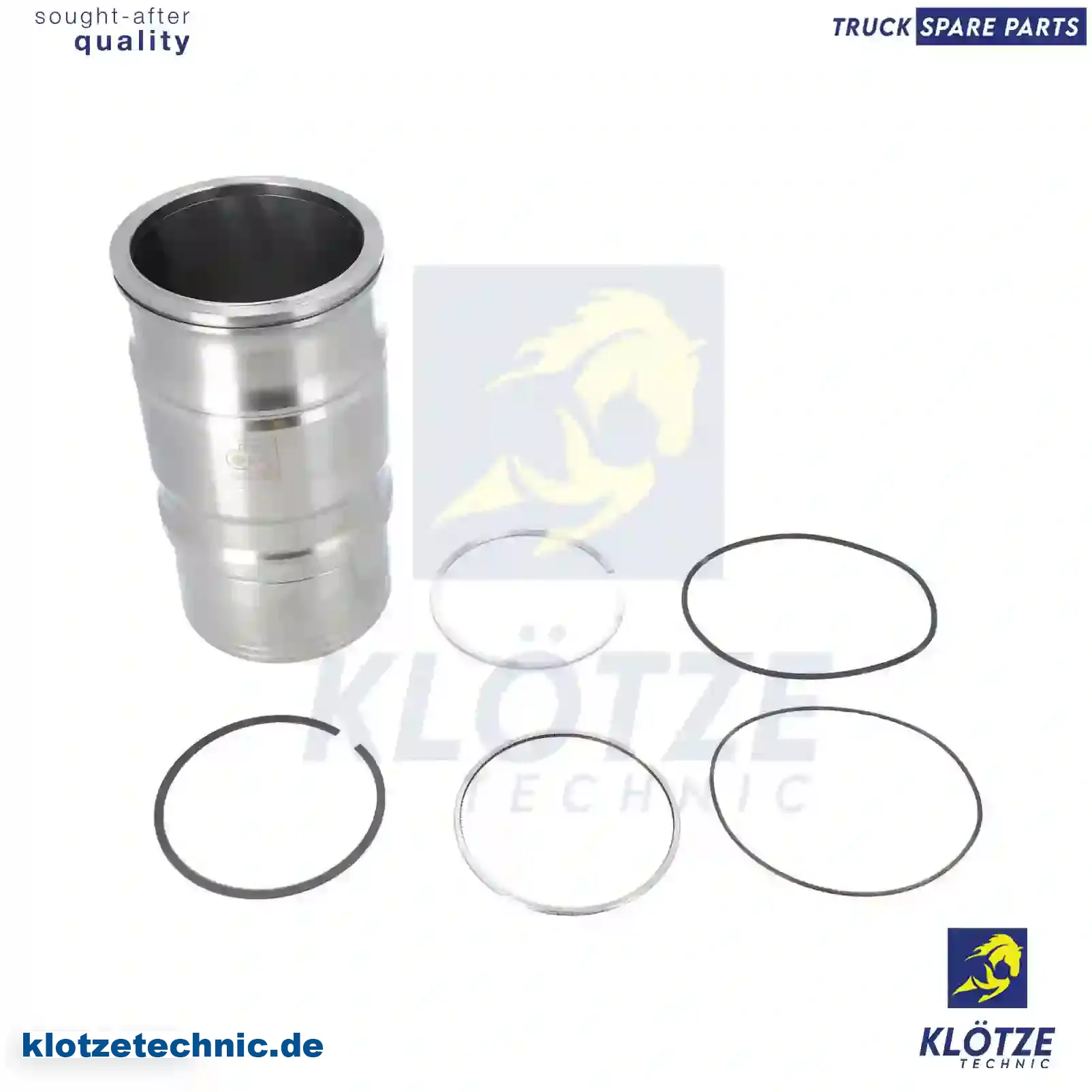 Cylinder liner, with piston rings, 1726066, 551354, , || Klötze Technic Spare Part | Engine, Accelerator Pedal, Camshaft, Connecting Rod, Crankcase, Crankshaft, Cylinder Head, Engine Suspension Mountings, Exhaust Manifold, Exhaust Gas Recirculation, Filter Kits, Flywheel Housing, General Overhaul Kits, Engine, Intake Manifold, Oil Cleaner, Oil Cooler, Oil Filter, Oil Pump, Oil Sump, Piston & Liner, Sensor & Switch, Timing Case, Turbocharger, Cooling System, Belt Tensioner, Coolant Filter, Coolant Pipe, Corrosion Prevention Agent, Drive, Expansion Tank, Fan, Intercooler, Monitors & Gauges, Radiator, Thermostat, V-Belt / Timing belt, Water Pump, Fuel System, Electronical Injector Unit, Feed Pump, Fuel Filter, cpl., Fuel Gauge Sender,  Fuel Line, Fuel Pump, Fuel Tank, Injection Line Kit, Injection Pump, Exhaust System, Clutch & Pedal, Gearbox, Propeller Shaft, Axles, Brake System, Hubs & Wheels, Suspension, Leaf Spring, Universal Parts / Accessories, Steering, Electrical System, Cabin