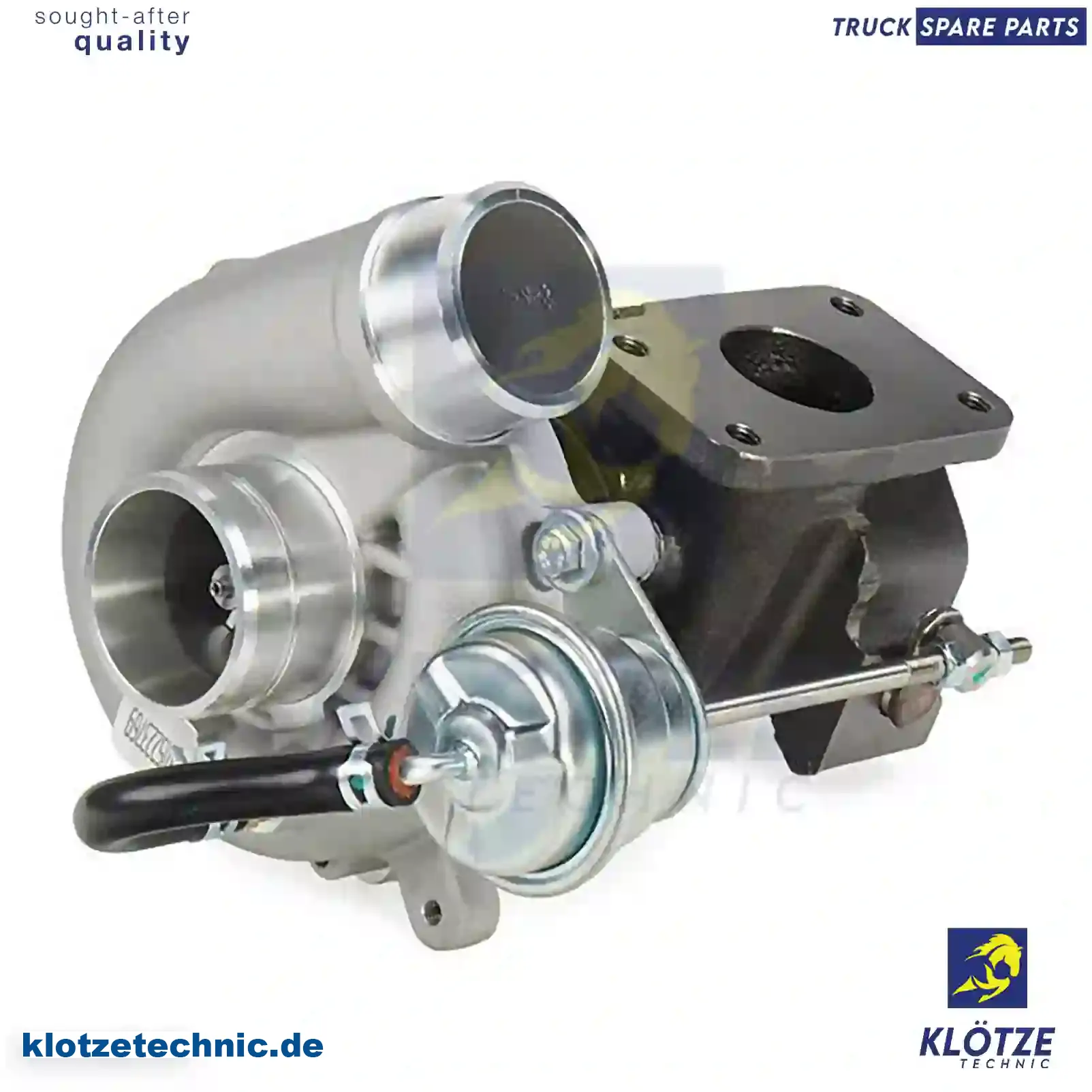 Turbocharger, reman. / without old core, 504071260, 504136785, 504136797, 504340182, 71724096, 71724410, 71792013, 71792081, 71793636, 71793945, 504340182 || Klötze Technic Spare Part | Engine, Accelerator Pedal, Camshaft, Connecting Rod, Crankcase, Crankshaft, Cylinder Head, Engine Suspension Mountings, Exhaust Manifold, Exhaust Gas Recirculation, Filter Kits, Flywheel Housing, General Overhaul Kits, Engine, Intake Manifold, Oil Cleaner, Oil Cooler, Oil Filter, Oil Pump, Oil Sump, Piston & Liner, Sensor & Switch, Timing Case, Turbocharger, Cooling System, Belt Tensioner, Coolant Filter, Coolant Pipe, Corrosion Prevention Agent, Drive, Expansion Tank, Fan, Intercooler, Monitors & Gauges, Radiator, Thermostat, V-Belt / Timing belt, Water Pump, Fuel System, Electronical Injector Unit, Feed Pump, Fuel Filter, cpl., Fuel Gauge Sender,  Fuel Line, Fuel Pump, Fuel Tank, Injection Line Kit, Injection Pump, Exhaust System, Clutch & Pedal, Gearbox, Propeller Shaft, Axles, Brake System, Hubs & Wheels, Suspension, Leaf Spring, Universal Parts / Accessories, Steering, Electrical System, Cabin