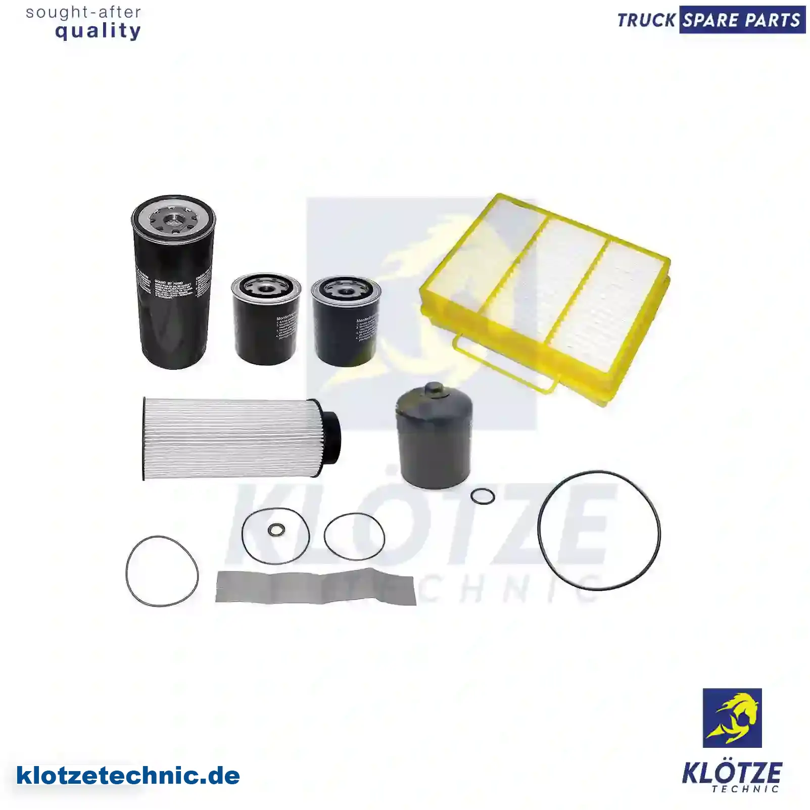 Service kit, filter - L, 1732949, 1944128, 2189420, 560408 || Klötze Technic Spare Part | Engine, Accelerator Pedal, Camshaft, Connecting Rod, Crankcase, Crankshaft, Cylinder Head, Engine Suspension Mountings, Exhaust Manifold, Exhaust Gas Recirculation, Filter Kits, Flywheel Housing, General Overhaul Kits, Engine, Intake Manifold, Oil Cleaner, Oil Cooler, Oil Filter, Oil Pump, Oil Sump, Piston & Liner, Sensor & Switch, Timing Case, Turbocharger, Cooling System, Belt Tensioner, Coolant Filter, Coolant Pipe, Corrosion Prevention Agent, Drive, Expansion Tank, Fan, Intercooler, Monitors & Gauges, Radiator, Thermostat, V-Belt / Timing belt, Water Pump, Fuel System, Electronical Injector Unit, Feed Pump, Fuel Filter, cpl., Fuel Gauge Sender,  Fuel Line, Fuel Pump, Fuel Tank, Injection Line Kit, Injection Pump, Exhaust System, Clutch & Pedal, Gearbox, Propeller Shaft, Axles, Brake System, Hubs & Wheels, Suspension, Leaf Spring, Universal Parts / Accessories, Steering, Electrical System, Cabin