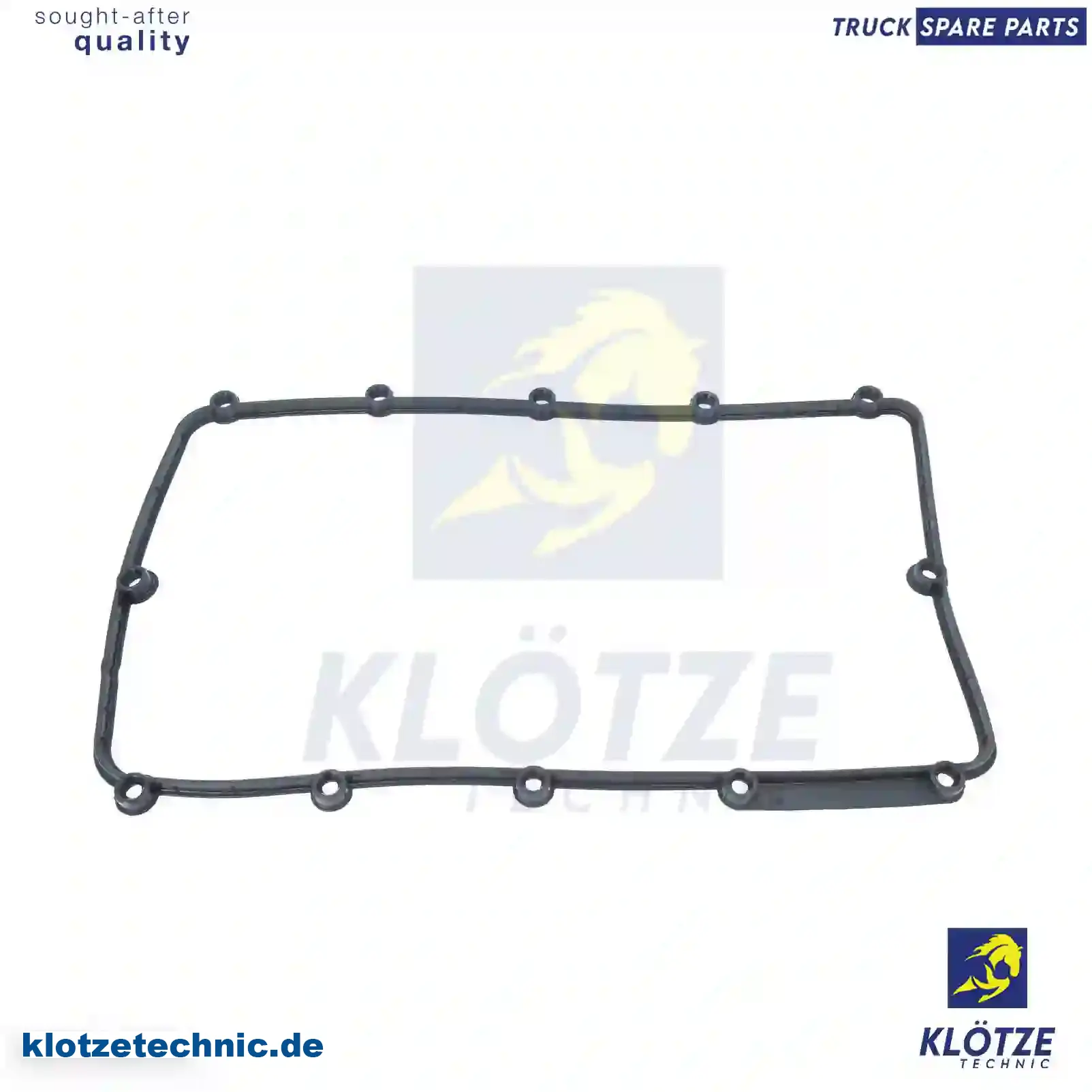 Valve cover gasket, 9677747480, 1760799, 1848542, BK2Q-6K260-AA, BK2Q-6K260-AB, LR037689, LR058092, U205102D5, U205102D5A || Klötze Technic Spare Part | Engine, Accelerator Pedal, Camshaft, Connecting Rod, Crankcase, Crankshaft, Cylinder Head, Engine Suspension Mountings, Exhaust Manifold, Exhaust Gas Recirculation, Filter Kits, Flywheel Housing, General Overhaul Kits, Engine, Intake Manifold, Oil Cleaner, Oil Cooler, Oil Filter, Oil Pump, Oil Sump, Piston & Liner, Sensor & Switch, Timing Case, Turbocharger, Cooling System, Belt Tensioner, Coolant Filter, Coolant Pipe, Corrosion Prevention Agent, Drive, Expansion Tank, Fan, Intercooler, Monitors & Gauges, Radiator, Thermostat, V-Belt / Timing belt, Water Pump, Fuel System, Electronical Injector Unit, Feed Pump, Fuel Filter, cpl., Fuel Gauge Sender,  Fuel Line, Fuel Pump, Fuel Tank, Injection Line Kit, Injection Pump, Exhaust System, Clutch & Pedal, Gearbox, Propeller Shaft, Axles, Brake System, Hubs & Wheels, Suspension, Leaf Spring, Universal Parts / Accessories, Steering, Electrical System, Cabin