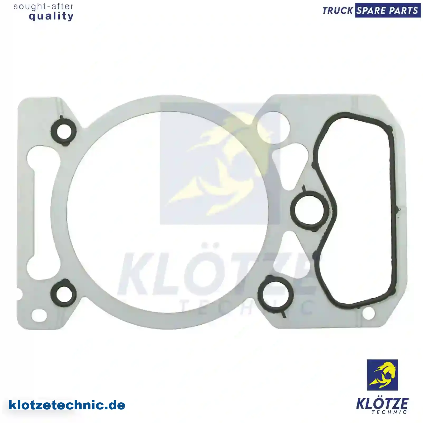 Cylinder head gasket, 0000771149, 5000670202, 5010295726 || Klötze Technic Spare Part | Engine, Accelerator Pedal, Camshaft, Connecting Rod, Crankcase, Crankshaft, Cylinder Head, Engine Suspension Mountings, Exhaust Manifold, Exhaust Gas Recirculation, Filter Kits, Flywheel Housing, General Overhaul Kits, Engine, Intake Manifold, Oil Cleaner, Oil Cooler, Oil Filter, Oil Pump, Oil Sump, Piston & Liner, Sensor & Switch, Timing Case, Turbocharger, Cooling System, Belt Tensioner, Coolant Filter, Coolant Pipe, Corrosion Prevention Agent, Drive, Expansion Tank, Fan, Intercooler, Monitors & Gauges, Radiator, Thermostat, V-Belt / Timing belt, Water Pump, Fuel System, Electronical Injector Unit, Feed Pump, Fuel Filter, cpl., Fuel Gauge Sender,  Fuel Line, Fuel Pump, Fuel Tank, Injection Line Kit, Injection Pump, Exhaust System, Clutch & Pedal, Gearbox, Propeller Shaft, Axles, Brake System, Hubs & Wheels, Suspension, Leaf Spring, Universal Parts / Accessories, Steering, Electrical System, Cabin