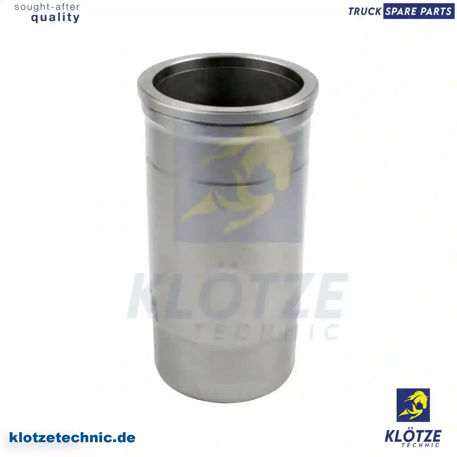 Cylinder liner, without seal rings, 1302095, 1305095, , || Klötze Technic Spare Part | Engine, Accelerator Pedal, Camshaft, Connecting Rod, Crankcase, Crankshaft, Cylinder Head, Engine Suspension Mountings, Exhaust Manifold, Exhaust Gas Recirculation, Filter Kits, Flywheel Housing, General Overhaul Kits, Engine, Intake Manifold, Oil Cleaner, Oil Cooler, Oil Filter, Oil Pump, Oil Sump, Piston & Liner, Sensor & Switch, Timing Case, Turbocharger, Cooling System, Belt Tensioner, Coolant Filter, Coolant Pipe, Corrosion Prevention Agent, Drive, Expansion Tank, Fan, Intercooler, Monitors & Gauges, Radiator, Thermostat, V-Belt / Timing belt, Water Pump, Fuel System, Electronical Injector Unit, Feed Pump, Fuel Filter, cpl., Fuel Gauge Sender,  Fuel Line, Fuel Pump, Fuel Tank, Injection Line Kit, Injection Pump, Exhaust System, Clutch & Pedal, Gearbox, Propeller Shaft, Axles, Brake System, Hubs & Wheels, Suspension, Leaf Spring, Universal Parts / Accessories, Steering, Electrical System, Cabin