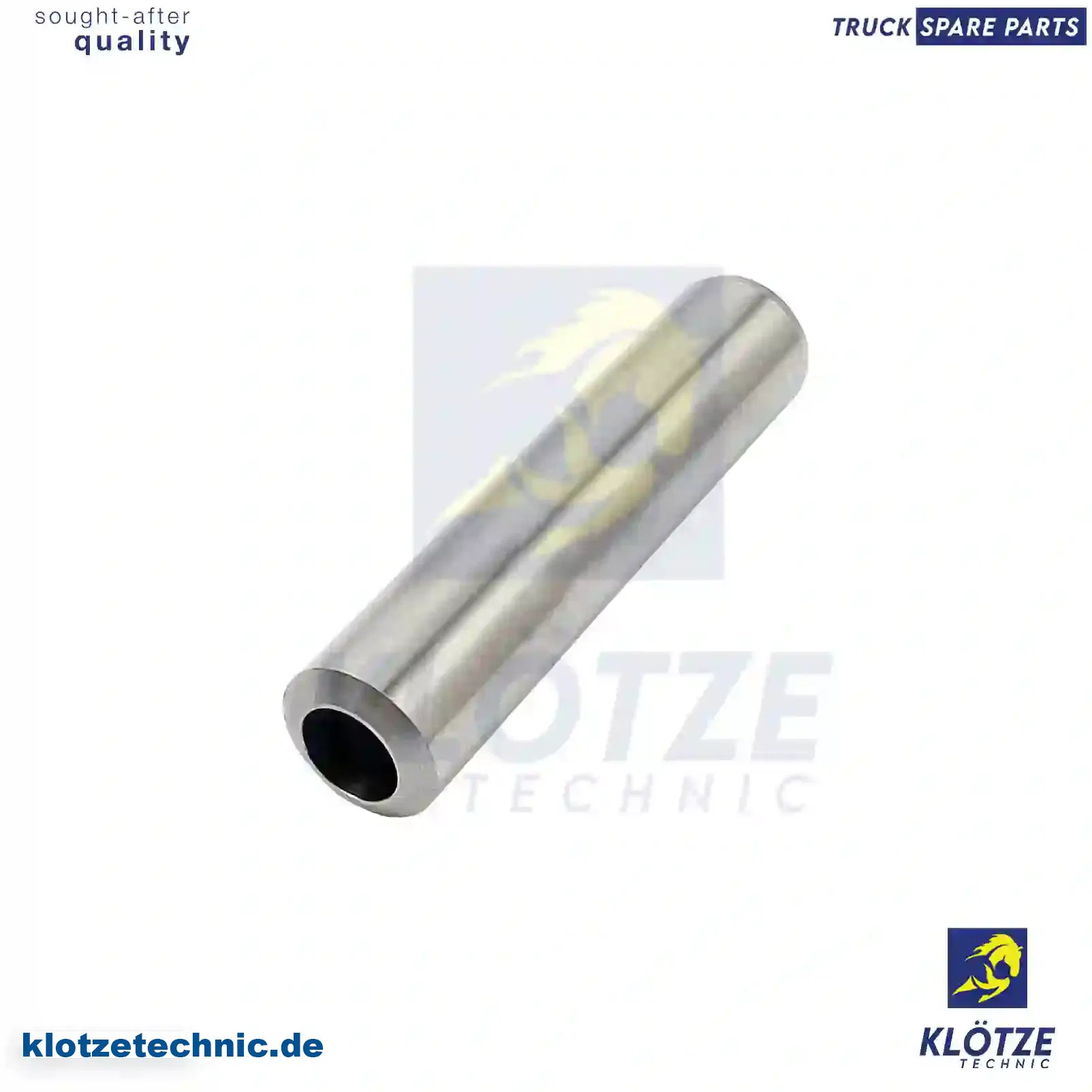 Valve guide, intake, 131085, 1523410, 269715, 300957, 523410, ZG02267-0008 || Klötze Technic Spare Part | Engine, Accelerator Pedal, Camshaft, Connecting Rod, Crankcase, Crankshaft, Cylinder Head, Engine Suspension Mountings, Exhaust Manifold, Exhaust Gas Recirculation, Filter Kits, Flywheel Housing, General Overhaul Kits, Engine, Intake Manifold, Oil Cleaner, Oil Cooler, Oil Filter, Oil Pump, Oil Sump, Piston & Liner, Sensor & Switch, Timing Case, Turbocharger, Cooling System, Belt Tensioner, Coolant Filter, Coolant Pipe, Corrosion Prevention Agent, Drive, Expansion Tank, Fan, Intercooler, Monitors & Gauges, Radiator, Thermostat, V-Belt / Timing belt, Water Pump, Fuel System, Electronical Injector Unit, Feed Pump, Fuel Filter, cpl., Fuel Gauge Sender,  Fuel Line, Fuel Pump, Fuel Tank, Injection Line Kit, Injection Pump, Exhaust System, Clutch & Pedal, Gearbox, Propeller Shaft, Axles, Brake System, Hubs & Wheels, Suspension, Leaf Spring, Universal Parts / Accessories, Steering, Electrical System, Cabin