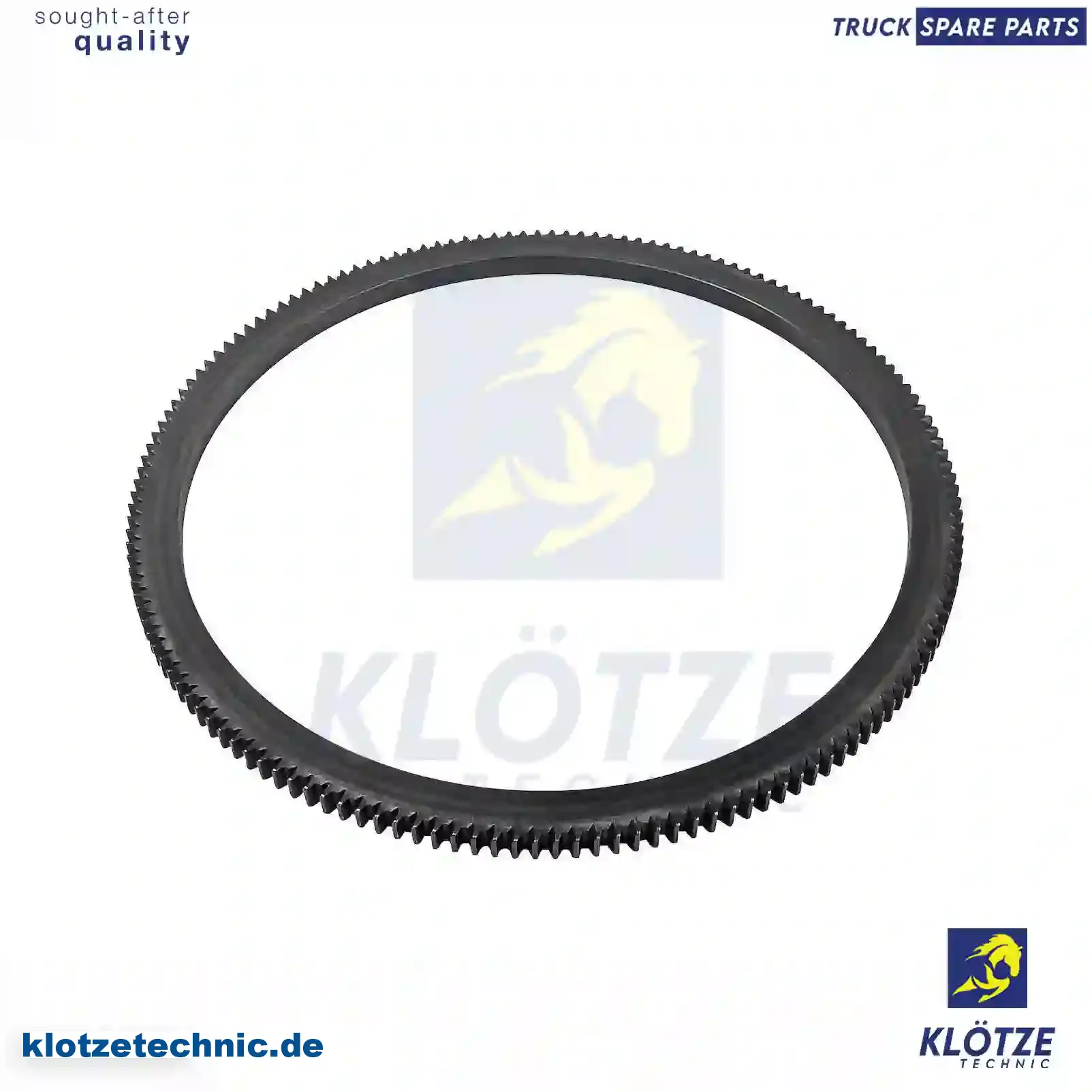 Ring gear, 5010295161, , || Klötze Technic Spare Part | Engine, Accelerator Pedal, Camshaft, Connecting Rod, Crankcase, Crankshaft, Cylinder Head, Engine Suspension Mountings, Exhaust Manifold, Exhaust Gas Recirculation, Filter Kits, Flywheel Housing, General Overhaul Kits, Engine, Intake Manifold, Oil Cleaner, Oil Cooler, Oil Filter, Oil Pump, Oil Sump, Piston & Liner, Sensor & Switch, Timing Case, Turbocharger, Cooling System, Belt Tensioner, Coolant Filter, Coolant Pipe, Corrosion Prevention Agent, Drive, Expansion Tank, Fan, Intercooler, Monitors & Gauges, Radiator, Thermostat, V-Belt / Timing belt, Water Pump, Fuel System, Electronical Injector Unit, Feed Pump, Fuel Filter, cpl., Fuel Gauge Sender,  Fuel Line, Fuel Pump, Fuel Tank, Injection Line Kit, Injection Pump, Exhaust System, Clutch & Pedal, Gearbox, Propeller Shaft, Axles, Brake System, Hubs & Wheels, Suspension, Leaf Spring, Universal Parts / Accessories, Steering, Electrical System, Cabin