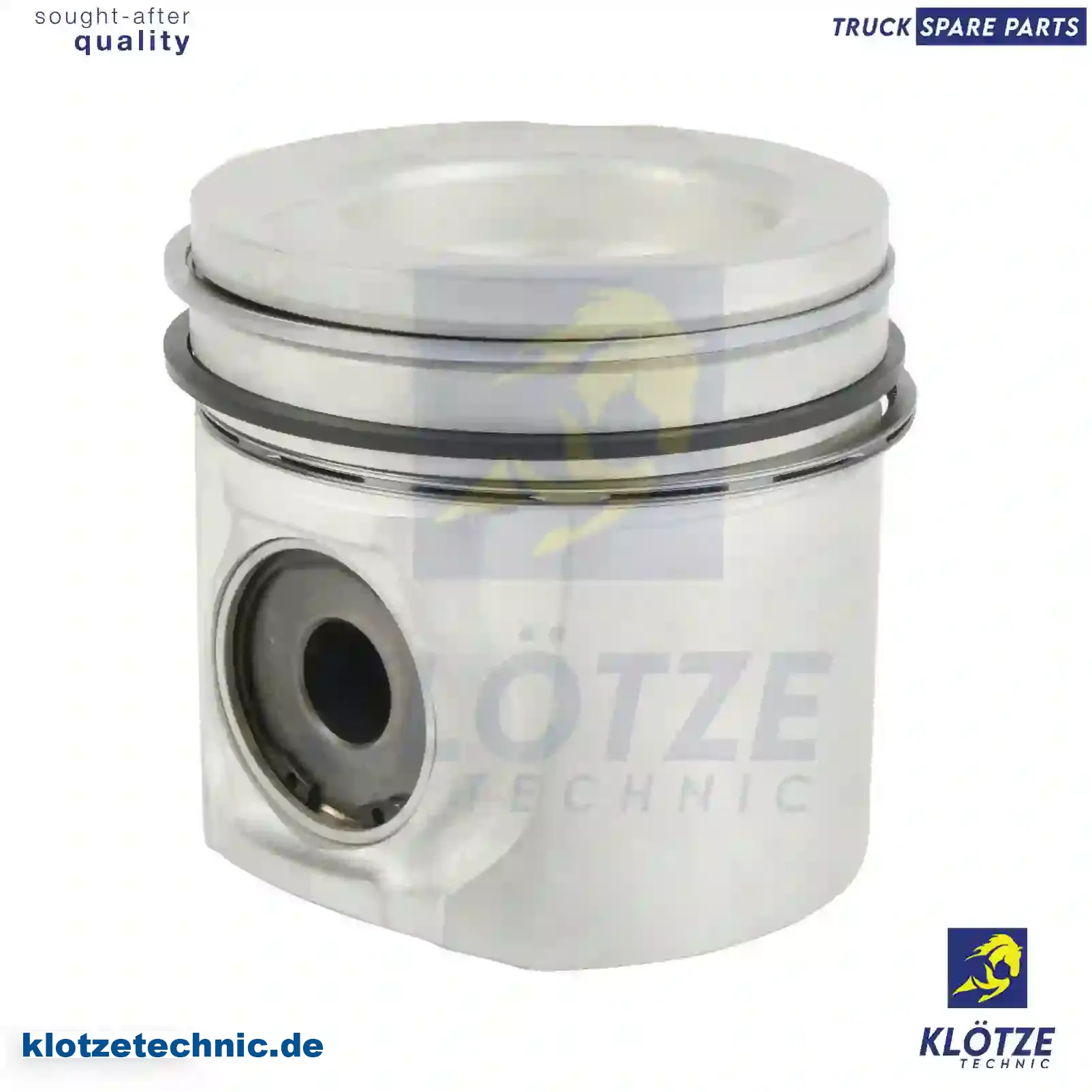 Piston, complete with rings, 5001845663 || Klötze Technic Spare Part | Engine, Accelerator Pedal, Camshaft, Connecting Rod, Crankcase, Crankshaft, Cylinder Head, Engine Suspension Mountings, Exhaust Manifold, Exhaust Gas Recirculation, Filter Kits, Flywheel Housing, General Overhaul Kits, Engine, Intake Manifold, Oil Cleaner, Oil Cooler, Oil Filter, Oil Pump, Oil Sump, Piston & Liner, Sensor & Switch, Timing Case, Turbocharger, Cooling System, Belt Tensioner, Coolant Filter, Coolant Pipe, Corrosion Prevention Agent, Drive, Expansion Tank, Fan, Intercooler, Monitors & Gauges, Radiator, Thermostat, V-Belt / Timing belt, Water Pump, Fuel System, Electronical Injector Unit, Feed Pump, Fuel Filter, cpl., Fuel Gauge Sender,  Fuel Line, Fuel Pump, Fuel Tank, Injection Line Kit, Injection Pump, Exhaust System, Clutch & Pedal, Gearbox, Propeller Shaft, Axles, Brake System, Hubs & Wheels, Suspension, Leaf Spring, Universal Parts / Accessories, Steering, Electrical System, Cabin