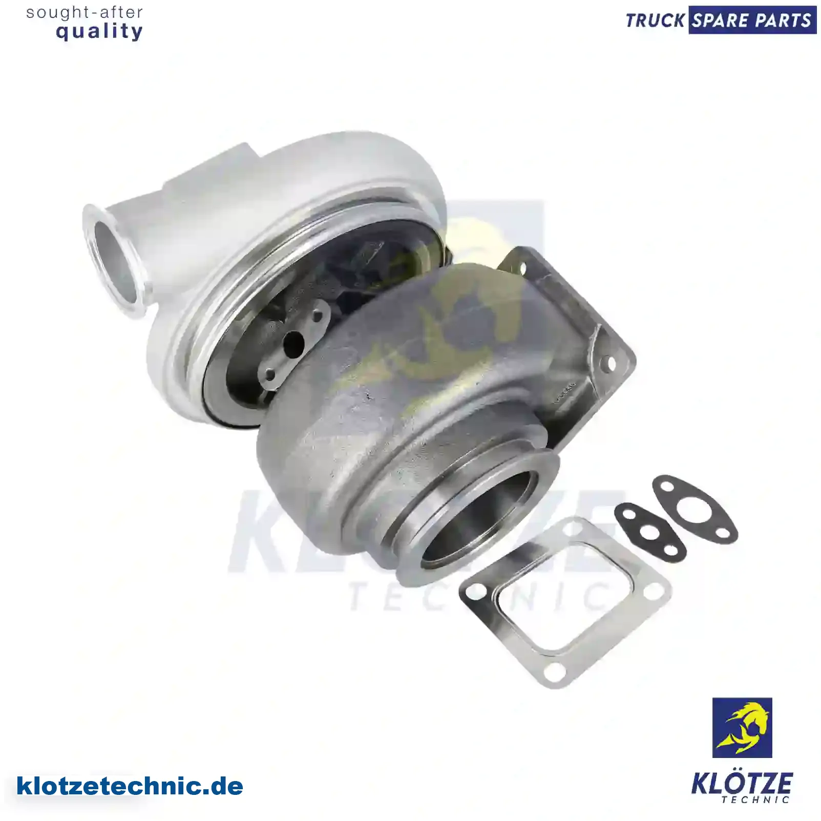 Turbocharger, with gasket kit, 5001867212, 7420760326, 20524063, 20760326 || Klötze Technic Spare Part | Engine, Accelerator Pedal, Camshaft, Connecting Rod, Crankcase, Crankshaft, Cylinder Head, Engine Suspension Mountings, Exhaust Manifold, Exhaust Gas Recirculation, Filter Kits, Flywheel Housing, General Overhaul Kits, Engine, Intake Manifold, Oil Cleaner, Oil Cooler, Oil Filter, Oil Pump, Oil Sump, Piston & Liner, Sensor & Switch, Timing Case, Turbocharger, Cooling System, Belt Tensioner, Coolant Filter, Coolant Pipe, Corrosion Prevention Agent, Drive, Expansion Tank, Fan, Intercooler, Monitors & Gauges, Radiator, Thermostat, V-Belt / Timing belt, Water Pump, Fuel System, Electronical Injector Unit, Feed Pump, Fuel Filter, cpl., Fuel Gauge Sender,  Fuel Line, Fuel Pump, Fuel Tank, Injection Line Kit, Injection Pump, Exhaust System, Clutch & Pedal, Gearbox, Propeller Shaft, Axles, Brake System, Hubs & Wheels, Suspension, Leaf Spring, Universal Parts / Accessories, Steering, Electrical System, Cabin