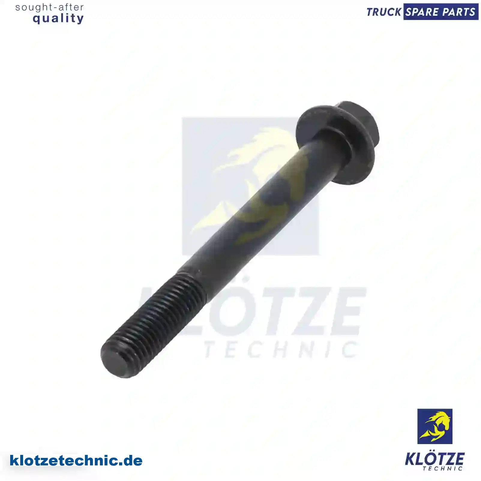 Flange screw, 7400965189, 7400984760, 965189, 984760, ZG01159-0008 || Klötze Technic Spare Part | Engine, Accelerator Pedal, Camshaft, Connecting Rod, Crankcase, Crankshaft, Cylinder Head, Engine Suspension Mountings, Exhaust Manifold, Exhaust Gas Recirculation, Filter Kits, Flywheel Housing, General Overhaul Kits, Engine, Intake Manifold, Oil Cleaner, Oil Cooler, Oil Filter, Oil Pump, Oil Sump, Piston & Liner, Sensor & Switch, Timing Case, Turbocharger, Cooling System, Belt Tensioner, Coolant Filter, Coolant Pipe, Corrosion Prevention Agent, Drive, Expansion Tank, Fan, Intercooler, Monitors & Gauges, Radiator, Thermostat, V-Belt / Timing belt, Water Pump, Fuel System, Electronical Injector Unit, Feed Pump, Fuel Filter, cpl., Fuel Gauge Sender,  Fuel Line, Fuel Pump, Fuel Tank, Injection Line Kit, Injection Pump, Exhaust System, Clutch & Pedal, Gearbox, Propeller Shaft, Axles, Brake System, Hubs & Wheels, Suspension, Leaf Spring, Universal Parts / Accessories, Steering, Electrical System, Cabin