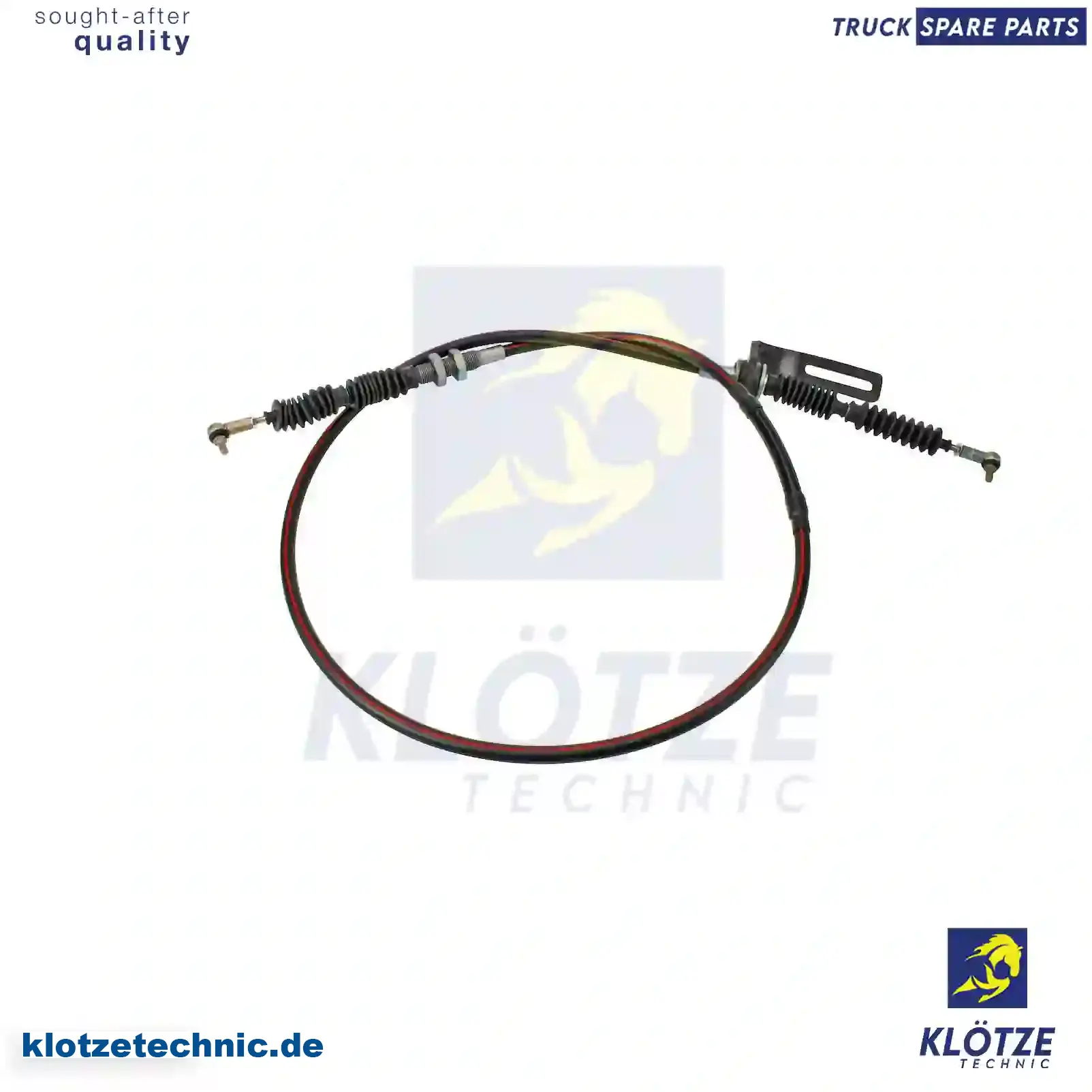 Throttle cable, 5010314177 || Klötze Technic Spare Part | Engine, Accelerator Pedal, Camshaft, Connecting Rod, Crankcase, Crankshaft, Cylinder Head, Engine Suspension Mountings, Exhaust Manifold, Exhaust Gas Recirculation, Filter Kits, Flywheel Housing, General Overhaul Kits, Engine, Intake Manifold, Oil Cleaner, Oil Cooler, Oil Filter, Oil Pump, Oil Sump, Piston & Liner, Sensor & Switch, Timing Case, Turbocharger, Cooling System, Belt Tensioner, Coolant Filter, Coolant Pipe, Corrosion Prevention Agent, Drive, Expansion Tank, Fan, Intercooler, Monitors & Gauges, Radiator, Thermostat, V-Belt / Timing belt, Water Pump, Fuel System, Electronical Injector Unit, Feed Pump, Fuel Filter, cpl., Fuel Gauge Sender,  Fuel Line, Fuel Pump, Fuel Tank, Injection Line Kit, Injection Pump, Exhaust System, Clutch & Pedal, Gearbox, Propeller Shaft, Axles, Brake System, Hubs & Wheels, Suspension, Leaf Spring, Universal Parts / Accessories, Steering, Electrical System, Cabin