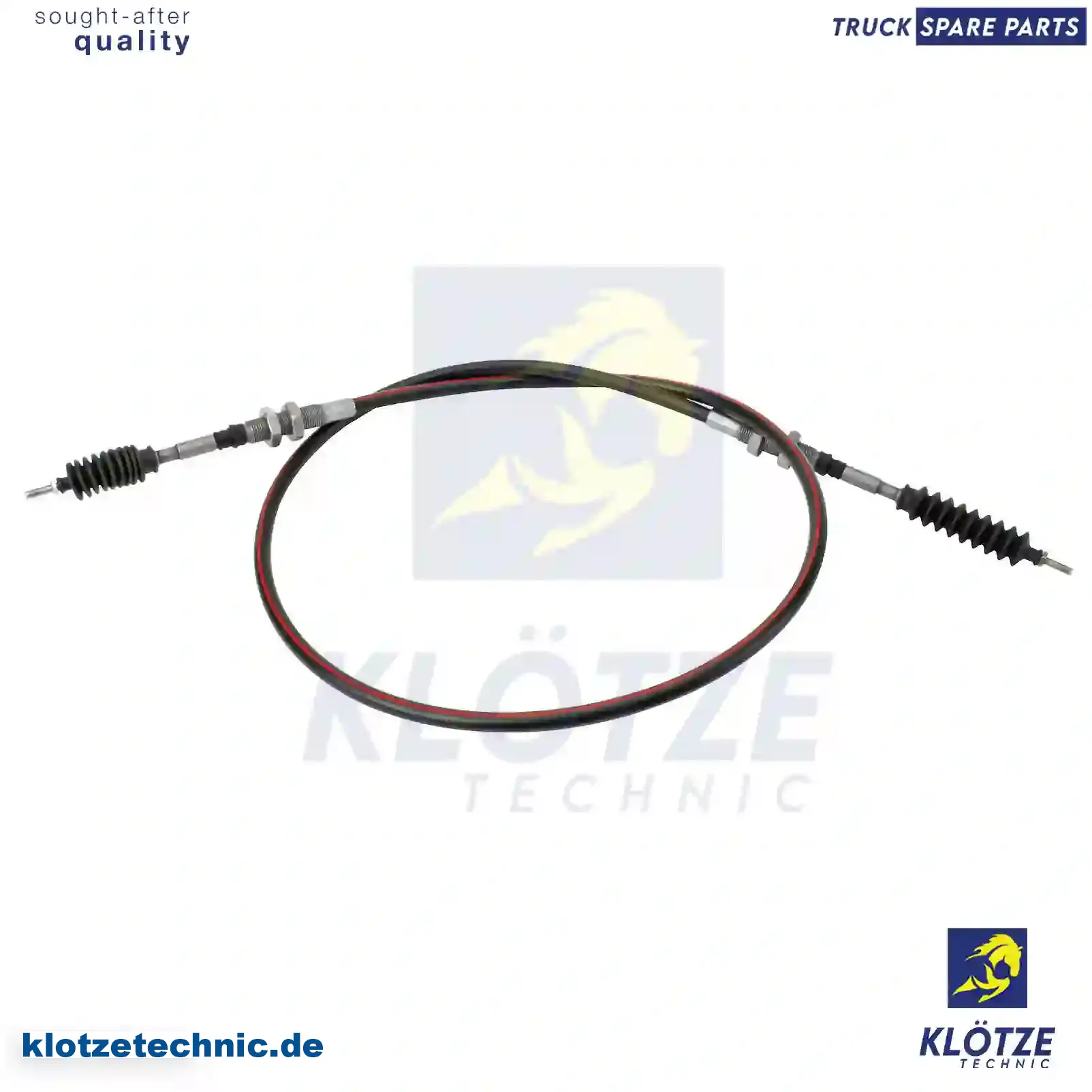 Throttle cable, 5010213090 || Klötze Technic Spare Part | Engine, Accelerator Pedal, Camshaft, Connecting Rod, Crankcase, Crankshaft, Cylinder Head, Engine Suspension Mountings, Exhaust Manifold, Exhaust Gas Recirculation, Filter Kits, Flywheel Housing, General Overhaul Kits, Engine, Intake Manifold, Oil Cleaner, Oil Cooler, Oil Filter, Oil Pump, Oil Sump, Piston & Liner, Sensor & Switch, Timing Case, Turbocharger, Cooling System, Belt Tensioner, Coolant Filter, Coolant Pipe, Corrosion Prevention Agent, Drive, Expansion Tank, Fan, Intercooler, Monitors & Gauges, Radiator, Thermostat, V-Belt / Timing belt, Water Pump, Fuel System, Electronical Injector Unit, Feed Pump, Fuel Filter, cpl., Fuel Gauge Sender,  Fuel Line, Fuel Pump, Fuel Tank, Injection Line Kit, Injection Pump, Exhaust System, Clutch & Pedal, Gearbox, Propeller Shaft, Axles, Brake System, Hubs & Wheels, Suspension, Leaf Spring, Universal Parts / Accessories, Steering, Electrical System, Cabin