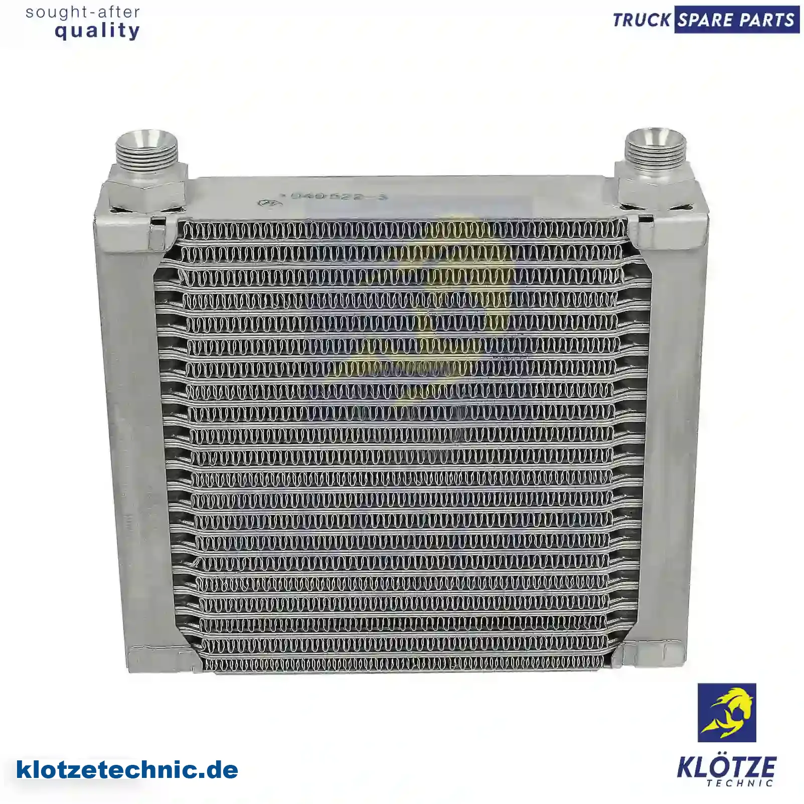 Oil cooler, 7700745281, , || Klötze Technic Spare Part | Engine, Accelerator Pedal, Camshaft, Connecting Rod, Crankcase, Crankshaft, Cylinder Head, Engine Suspension Mountings, Exhaust Manifold, Exhaust Gas Recirculation, Filter Kits, Flywheel Housing, General Overhaul Kits, Engine, Intake Manifold, Oil Cleaner, Oil Cooler, Oil Filter, Oil Pump, Oil Sump, Piston & Liner, Sensor & Switch, Timing Case, Turbocharger, Cooling System, Belt Tensioner, Coolant Filter, Coolant Pipe, Corrosion Prevention Agent, Drive, Expansion Tank, Fan, Intercooler, Monitors & Gauges, Radiator, Thermostat, V-Belt / Timing belt, Water Pump, Fuel System, Electronical Injector Unit, Feed Pump, Fuel Filter, cpl., Fuel Gauge Sender,  Fuel Line, Fuel Pump, Fuel Tank, Injection Line Kit, Injection Pump, Exhaust System, Clutch & Pedal, Gearbox, Propeller Shaft, Axles, Brake System, Hubs & Wheels, Suspension, Leaf Spring, Universal Parts / Accessories, Steering, Electrical System, Cabin