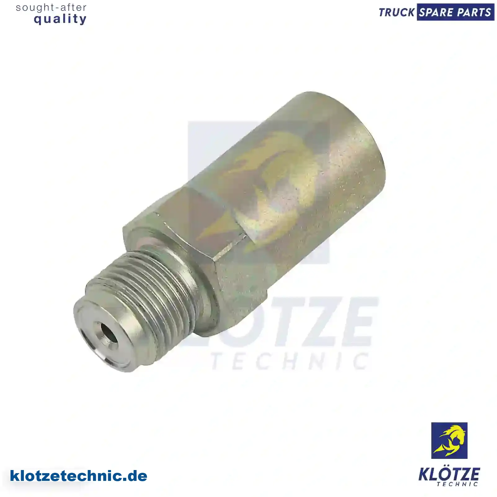 Overflow valve, 5001858409, 5001858409, ZG01875-0008 || Klötze Technic Spare Part | Engine, Accelerator Pedal, Camshaft, Connecting Rod, Crankcase, Crankshaft, Cylinder Head, Engine Suspension Mountings, Exhaust Manifold, Exhaust Gas Recirculation, Filter Kits, Flywheel Housing, General Overhaul Kits, Engine, Intake Manifold, Oil Cleaner, Oil Cooler, Oil Filter, Oil Pump, Oil Sump, Piston & Liner, Sensor & Switch, Timing Case, Turbocharger, Cooling System, Belt Tensioner, Coolant Filter, Coolant Pipe, Corrosion Prevention Agent, Drive, Expansion Tank, Fan, Intercooler, Monitors & Gauges, Radiator, Thermostat, V-Belt / Timing belt, Water Pump, Fuel System, Electronical Injector Unit, Feed Pump, Fuel Filter, cpl., Fuel Gauge Sender,  Fuel Line, Fuel Pump, Fuel Tank, Injection Line Kit, Injection Pump, Exhaust System, Clutch & Pedal, Gearbox, Propeller Shaft, Axles, Brake System, Hubs & Wheels, Suspension, Leaf Spring, Universal Parts / Accessories, Steering, Electrical System, Cabin