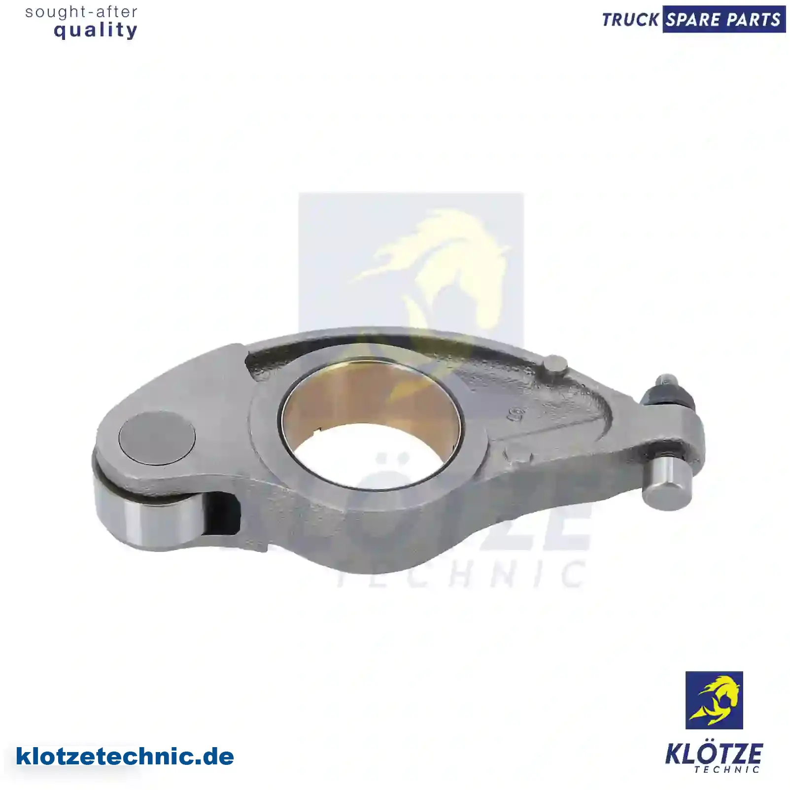 Rocker arm, exhaust, 500316732, 504361201, 504382741 || Klötze Technic Spare Part | Engine, Accelerator Pedal, Camshaft, Connecting Rod, Crankcase, Crankshaft, Cylinder Head, Engine Suspension Mountings, Exhaust Manifold, Exhaust Gas Recirculation, Filter Kits, Flywheel Housing, General Overhaul Kits, Engine, Intake Manifold, Oil Cleaner, Oil Cooler, Oil Filter, Oil Pump, Oil Sump, Piston & Liner, Sensor & Switch, Timing Case, Turbocharger, Cooling System, Belt Tensioner, Coolant Filter, Coolant Pipe, Corrosion Prevention Agent, Drive, Expansion Tank, Fan, Intercooler, Monitors & Gauges, Radiator, Thermostat, V-Belt / Timing belt, Water Pump, Fuel System, Electronical Injector Unit, Feed Pump, Fuel Filter, cpl., Fuel Gauge Sender,  Fuel Line, Fuel Pump, Fuel Tank, Injection Line Kit, Injection Pump, Exhaust System, Clutch & Pedal, Gearbox, Propeller Shaft, Axles, Brake System, Hubs & Wheels, Suspension, Leaf Spring, Universal Parts / Accessories, Steering, Electrical System, Cabin