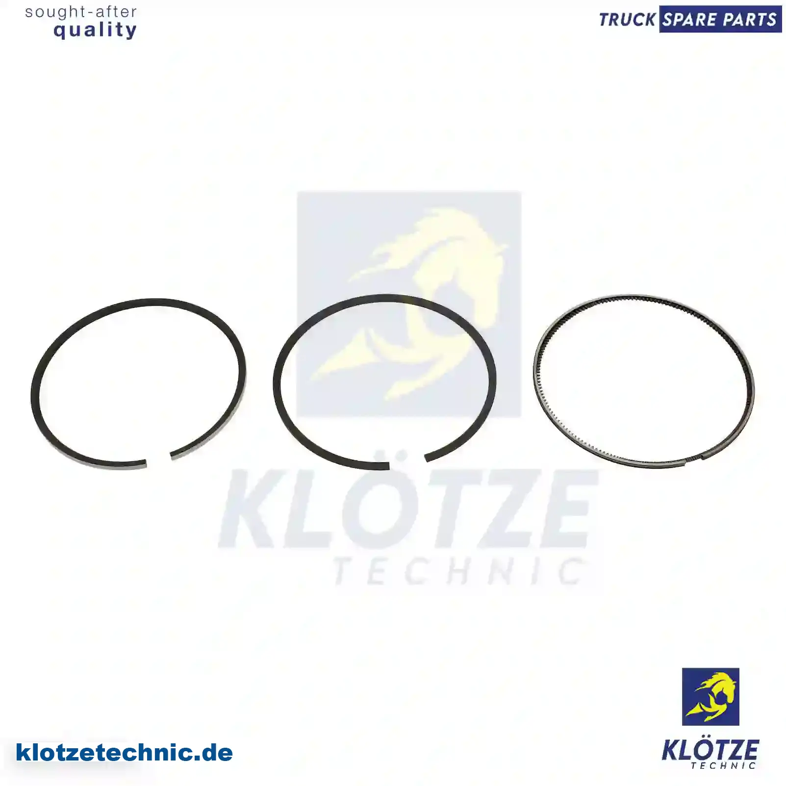 Piston ring kit, 7420509932, 20509932, 20736734, 276132, 276870, 276949, 85103174 || Klötze Technic Spare Part | Engine, Accelerator Pedal, Camshaft, Connecting Rod, Crankcase, Crankshaft, Cylinder Head, Engine Suspension Mountings, Exhaust Manifold, Exhaust Gas Recirculation, Filter Kits, Flywheel Housing, General Overhaul Kits, Engine, Intake Manifold, Oil Cleaner, Oil Cooler, Oil Filter, Oil Pump, Oil Sump, Piston & Liner, Sensor & Switch, Timing Case, Turbocharger, Cooling System, Belt Tensioner, Coolant Filter, Coolant Pipe, Corrosion Prevention Agent, Drive, Expansion Tank, Fan, Intercooler, Monitors & Gauges, Radiator, Thermostat, V-Belt / Timing belt, Water Pump, Fuel System, Electronical Injector Unit, Feed Pump, Fuel Filter, cpl., Fuel Gauge Sender,  Fuel Line, Fuel Pump, Fuel Tank, Injection Line Kit, Injection Pump, Exhaust System, Clutch & Pedal, Gearbox, Propeller Shaft, Axles, Brake System, Hubs & Wheels, Suspension, Leaf Spring, Universal Parts / Accessories, Steering, Electrical System, Cabin