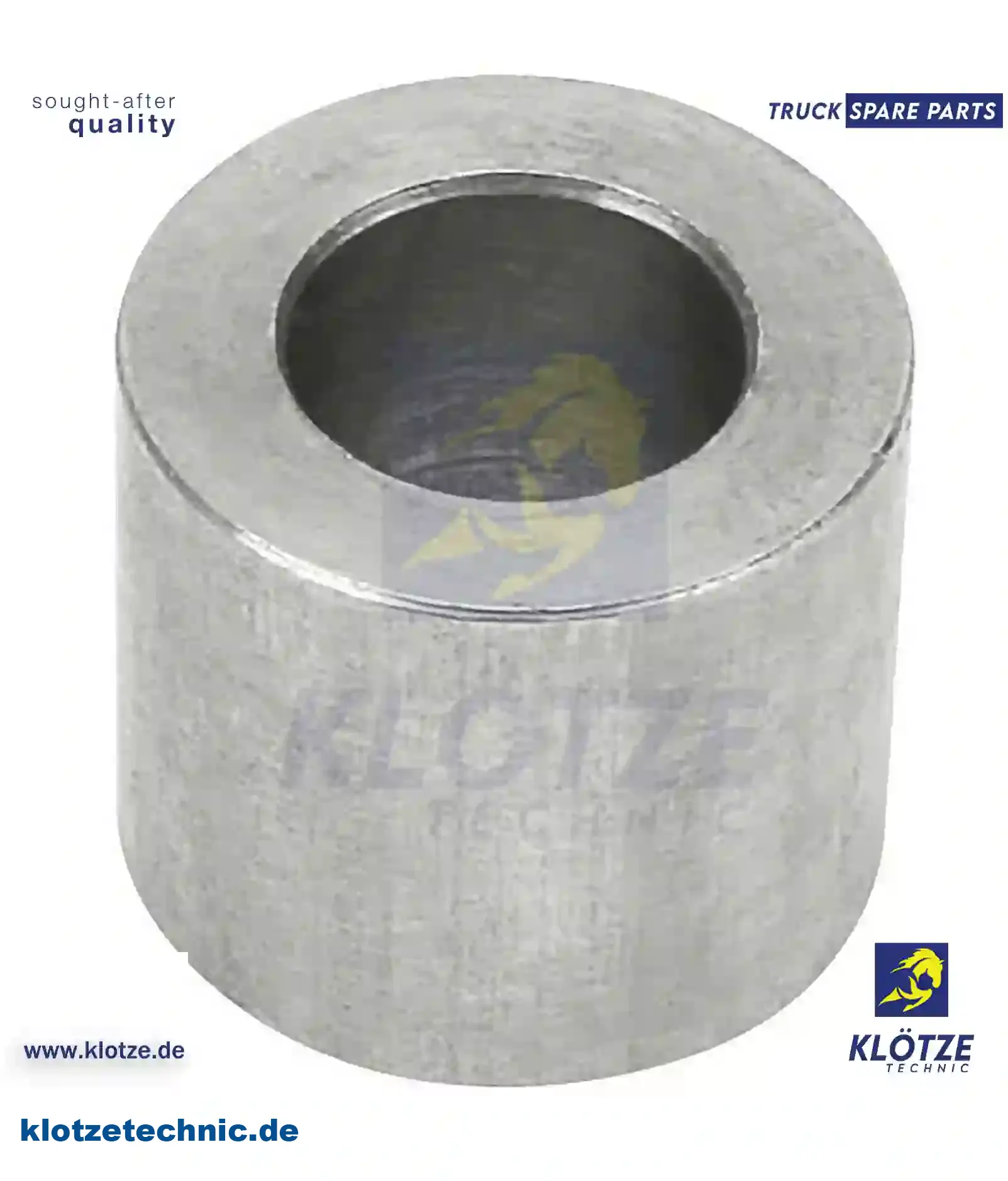 Spacer sleeve, 7420573472, 20573472, || Klötze Technic Spare Part | Engine, Accelerator Pedal, Camshaft, Connecting Rod, Crankcase, Crankshaft, Cylinder Head, Engine Suspension Mountings, Exhaust Manifold, Exhaust Gas Recirculation, Filter Kits, Flywheel Housing, General Overhaul Kits, Engine, Intake Manifold, Oil Cleaner, Oil Cooler, Oil Filter, Oil Pump, Oil Sump, Piston & Liner, Sensor & Switch, Timing Case, Turbocharger, Cooling System, Belt Tensioner, Coolant Filter, Coolant Pipe, Corrosion Prevention Agent, Drive, Expansion Tank, Fan, Intercooler, Monitors & Gauges, Radiator, Thermostat, V-Belt / Timing belt, Water Pump, Fuel System, Electronical Injector Unit, Feed Pump, Fuel Filter, cpl., Fuel Gauge Sender,  Fuel Line, Fuel Pump, Fuel Tank, Injection Line Kit, Injection Pump, Exhaust System, Clutch & Pedal, Gearbox, Propeller Shaft, Axles, Brake System, Hubs & Wheels, Suspension, Leaf Spring, Universal Parts / Accessories, Steering, Electrical System, Cabin