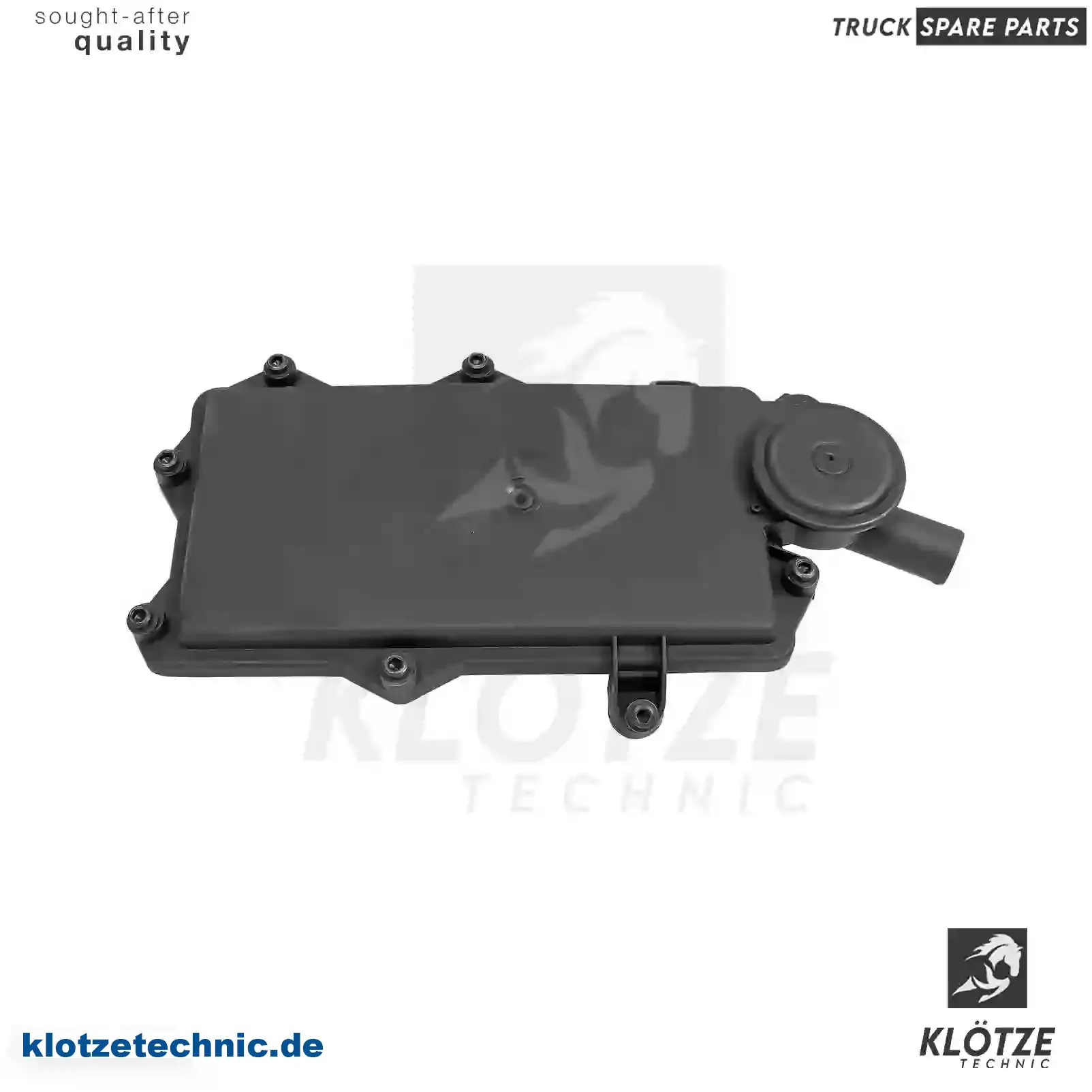 Cap, 500361556 || Klötze Technic Spare Part | Engine, Accelerator Pedal, Camshaft, Connecting Rod, Crankcase, Crankshaft, Cylinder Head, Engine Suspension Mountings, Exhaust Manifold, Exhaust Gas Recirculation, Filter Kits, Flywheel Housing, General Overhaul Kits, Engine, Intake Manifold, Oil Cleaner, Oil Cooler, Oil Filter, Oil Pump, Oil Sump, Piston & Liner, Sensor & Switch, Timing Case, Turbocharger, Cooling System, Belt Tensioner, Coolant Filter, Coolant Pipe, Corrosion Prevention Agent, Drive, Expansion Tank, Fan, Intercooler, Monitors & Gauges, Radiator, Thermostat, V-Belt / Timing belt, Water Pump, Fuel System, Electronical Injector Unit, Feed Pump, Fuel Filter, cpl., Fuel Gauge Sender,  Fuel Line, Fuel Pump, Fuel Tank, Injection Line Kit, Injection Pump, Exhaust System, Clutch & Pedal, Gearbox, Propeller Shaft, Axles, Brake System, Hubs & Wheels, Suspension, Leaf Spring, Universal Parts / Accessories, Steering, Electrical System, Cabin