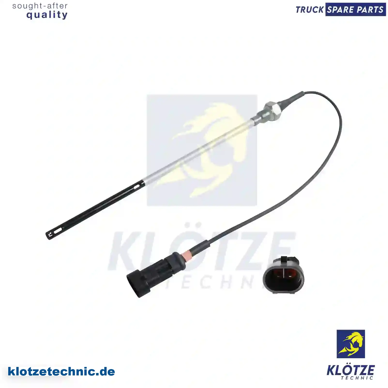 Oil level sensor, 504020321 || Klötze Technic Spare Part | Engine, Accelerator Pedal, Camshaft, Connecting Rod, Crankcase, Crankshaft, Cylinder Head, Engine Suspension Mountings, Exhaust Manifold, Exhaust Gas Recirculation, Filter Kits, Flywheel Housing, General Overhaul Kits, Engine, Intake Manifold, Oil Cleaner, Oil Cooler, Oil Filter, Oil Pump, Oil Sump, Piston & Liner, Sensor & Switch, Timing Case, Turbocharger, Cooling System, Belt Tensioner, Coolant Filter, Coolant Pipe, Corrosion Prevention Agent, Drive, Expansion Tank, Fan, Intercooler, Monitors & Gauges, Radiator, Thermostat, V-Belt / Timing belt, Water Pump, Fuel System, Electronical Injector Unit, Feed Pump, Fuel Filter, cpl., Fuel Gauge Sender,  Fuel Line, Fuel Pump, Fuel Tank, Injection Line Kit, Injection Pump, Exhaust System, Clutch & Pedal, Gearbox, Propeller Shaft, Axles, Brake System, Hubs & Wheels, Suspension, Leaf Spring, Universal Parts / Accessories, Steering, Electrical System, Cabin