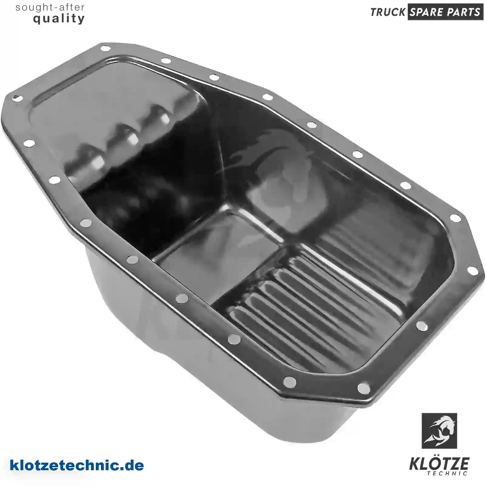 Oil sump, 99479940, 5001847 || Klötze Technic Spare Part | Engine, Accelerator Pedal, Camshaft, Connecting Rod, Crankcase, Crankshaft, Cylinder Head, Engine Suspension Mountings, Exhaust Manifold, Exhaust Gas Recirculation, Filter Kits, Flywheel Housing, General Overhaul Kits, Engine, Intake Manifold, Oil Cleaner, Oil Cooler, Oil Filter, Oil Pump, Oil Sump, Piston & Liner, Sensor & Switch, Timing Case, Turbocharger, Cooling System, Belt Tensioner, Coolant Filter, Coolant Pipe, Corrosion Prevention Agent, Drive, Expansion Tank, Fan, Intercooler, Monitors & Gauges, Radiator, Thermostat, V-Belt / Timing belt, Water Pump, Fuel System, Electronical Injector Unit, Feed Pump, Fuel Filter, cpl., Fuel Gauge Sender,  Fuel Line, Fuel Pump, Fuel Tank, Injection Line Kit, Injection Pump, Exhaust System, Clutch & Pedal, Gearbox, Propeller Shaft, Axles, Brake System, Hubs & Wheels, Suspension, Leaf Spring, Universal Parts / Accessories, Steering, Electrical System, Cabin