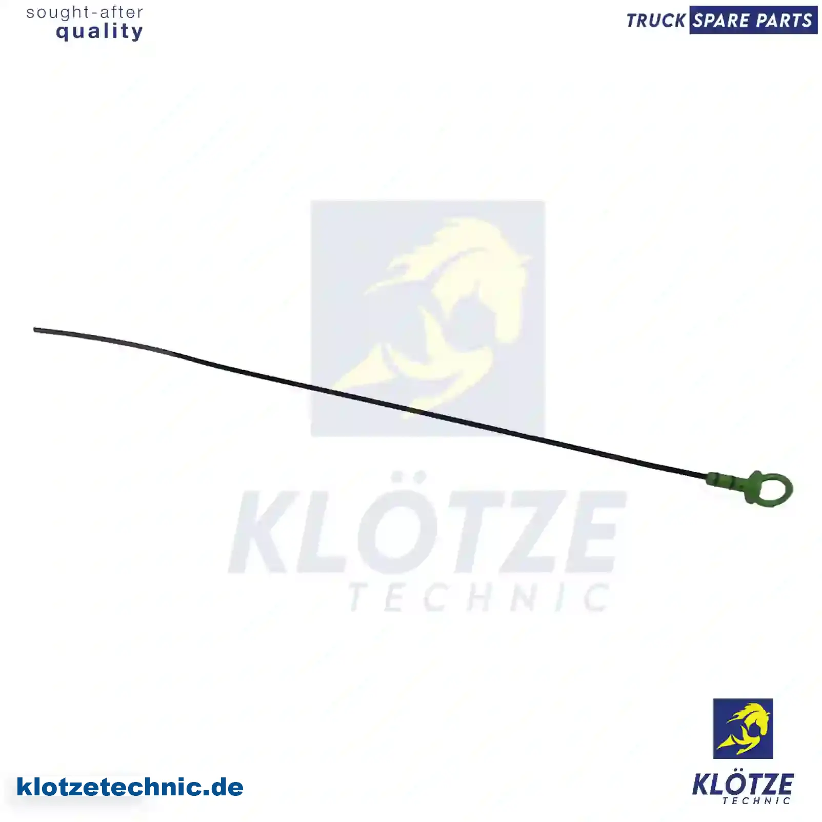 Oil dipstick, 500375803, 504121 || Klötze Technic Spare Part | Engine, Accelerator Pedal, Camshaft, Connecting Rod, Crankcase, Crankshaft, Cylinder Head, Engine Suspension Mountings, Exhaust Manifold, Exhaust Gas Recirculation, Filter Kits, Flywheel Housing, General Overhaul Kits, Engine, Intake Manifold, Oil Cleaner, Oil Cooler, Oil Filter, Oil Pump, Oil Sump, Piston & Liner, Sensor & Switch, Timing Case, Turbocharger, Cooling System, Belt Tensioner, Coolant Filter, Coolant Pipe, Corrosion Prevention Agent, Drive, Expansion Tank, Fan, Intercooler, Monitors & Gauges, Radiator, Thermostat, V-Belt / Timing belt, Water Pump, Fuel System, Electronical Injector Unit, Feed Pump, Fuel Filter, cpl., Fuel Gauge Sender,  Fuel Line, Fuel Pump, Fuel Tank, Injection Line Kit, Injection Pump, Exhaust System, Clutch & Pedal, Gearbox, Propeller Shaft, Axles, Brake System, Hubs & Wheels, Suspension, Leaf Spring, Universal Parts / Accessories, Steering, Electrical System, Cabin