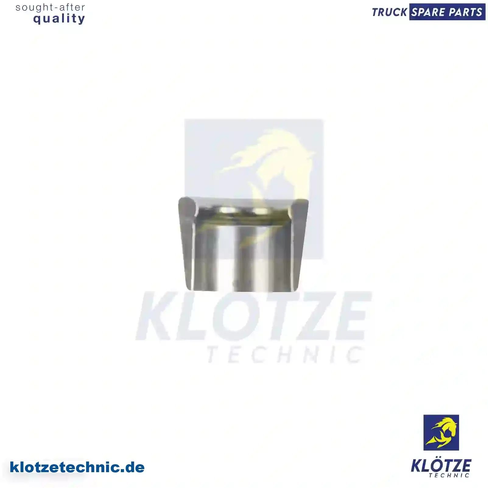 Valve stem key, 14196370 || Klötze Technic Spare Part | Engine, Accelerator Pedal, Camshaft, Connecting Rod, Crankcase, Crankshaft, Cylinder Head, Engine Suspension Mountings, Exhaust Manifold, Exhaust Gas Recirculation, Filter Kits, Flywheel Housing, General Overhaul Kits, Engine, Intake Manifold, Oil Cleaner, Oil Cooler, Oil Filter, Oil Pump, Oil Sump, Piston & Liner, Sensor & Switch, Timing Case, Turbocharger, Cooling System, Belt Tensioner, Coolant Filter, Coolant Pipe, Corrosion Prevention Agent, Drive, Expansion Tank, Fan, Intercooler, Monitors & Gauges, Radiator, Thermostat, V-Belt / Timing belt, Water Pump, Fuel System, Electronical Injector Unit, Feed Pump, Fuel Filter, cpl., Fuel Gauge Sender,  Fuel Line, Fuel Pump, Fuel Tank, Injection Line Kit, Injection Pump, Exhaust System, Clutch & Pedal, Gearbox, Propeller Shaft, Axles, Brake System, Hubs & Wheels, Suspension, Leaf Spring, Universal Parts / Accessories, Steering, Electrical System, Cabin