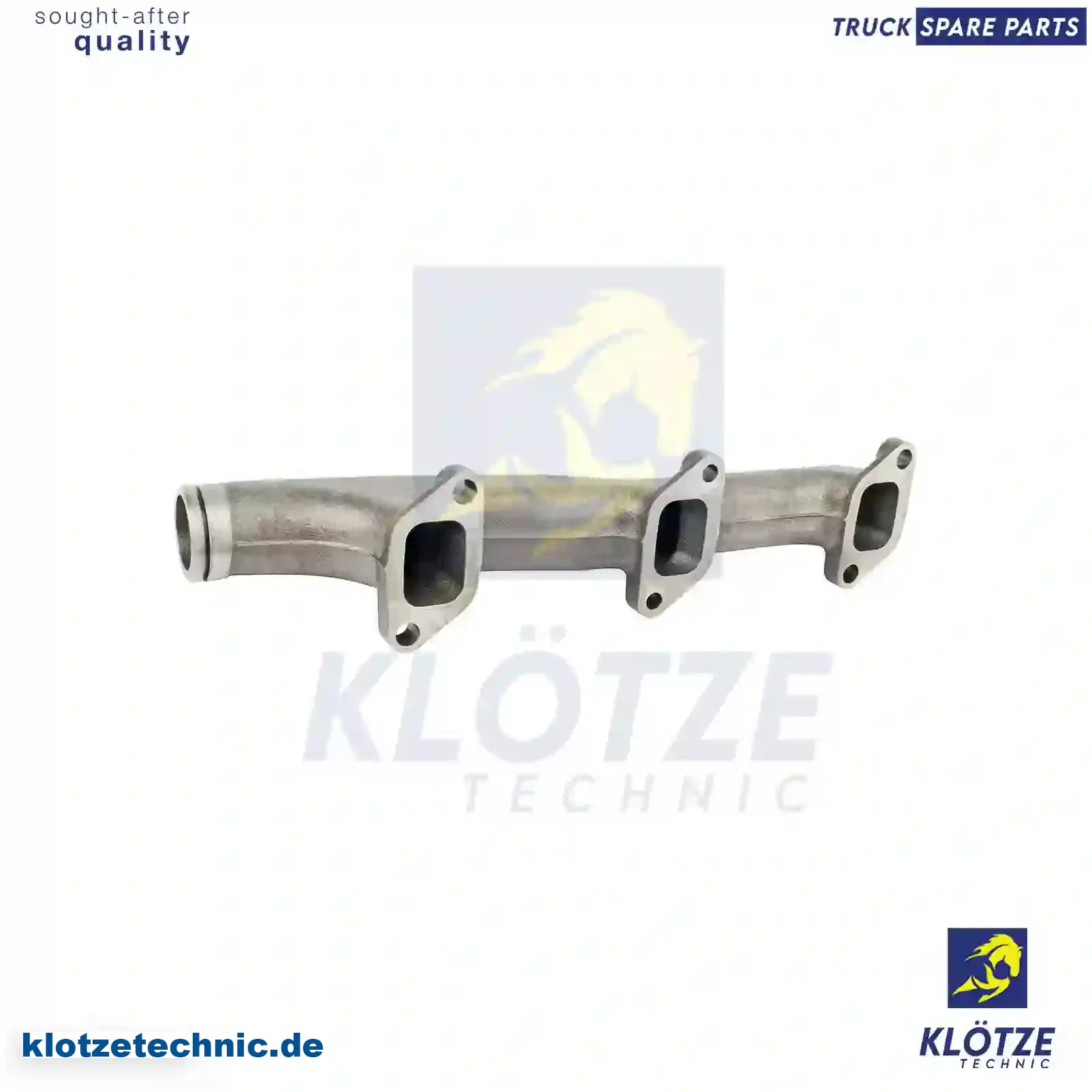 Exhaust manifold, 99440797 || Klötze Technic Spare Part | Engine, Accelerator Pedal, Camshaft, Connecting Rod, Crankcase, Crankshaft, Cylinder Head, Engine Suspension Mountings, Exhaust Manifold, Exhaust Gas Recirculation, Filter Kits, Flywheel Housing, General Overhaul Kits, Engine, Intake Manifold, Oil Cleaner, Oil Cooler, Oil Filter, Oil Pump, Oil Sump, Piston & Liner, Sensor & Switch, Timing Case, Turbocharger, Cooling System, Belt Tensioner, Coolant Filter, Coolant Pipe, Corrosion Prevention Agent, Drive, Expansion Tank, Fan, Intercooler, Monitors & Gauges, Radiator, Thermostat, V-Belt / Timing belt, Water Pump, Fuel System, Electronical Injector Unit, Feed Pump, Fuel Filter, cpl., Fuel Gauge Sender,  Fuel Line, Fuel Pump, Fuel Tank, Injection Line Kit, Injection Pump, Exhaust System, Clutch & Pedal, Gearbox, Propeller Shaft, Axles, Brake System, Hubs & Wheels, Suspension, Leaf Spring, Universal Parts / Accessories, Steering, Electrical System, Cabin