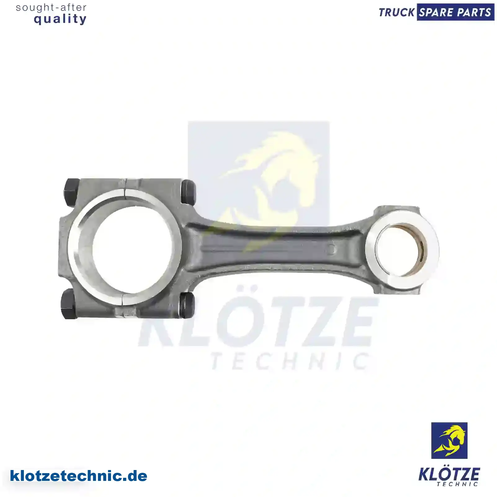 Connecting rod, conical head, 98452330, , || Klötze Technic Spare Part | Engine, Accelerator Pedal, Camshaft, Connecting Rod, Crankcase, Crankshaft, Cylinder Head, Engine Suspension Mountings, Exhaust Manifold, Exhaust Gas Recirculation, Filter Kits, Flywheel Housing, General Overhaul Kits, Engine, Intake Manifold, Oil Cleaner, Oil Cooler, Oil Filter, Oil Pump, Oil Sump, Piston & Liner, Sensor & Switch, Timing Case, Turbocharger, Cooling System, Belt Tensioner, Coolant Filter, Coolant Pipe, Corrosion Prevention Agent, Drive, Expansion Tank, Fan, Intercooler, Monitors & Gauges, Radiator, Thermostat, V-Belt / Timing belt, Water Pump, Fuel System, Electronical Injector Unit, Feed Pump, Fuel Filter, cpl., Fuel Gauge Sender,  Fuel Line, Fuel Pump, Fuel Tank, Injection Line Kit, Injection Pump, Exhaust System, Clutch & Pedal, Gearbox, Propeller Shaft, Axles, Brake System, Hubs & Wheels, Suspension, Leaf Spring, Universal Parts / Accessories, Steering, Electrical System, Cabin