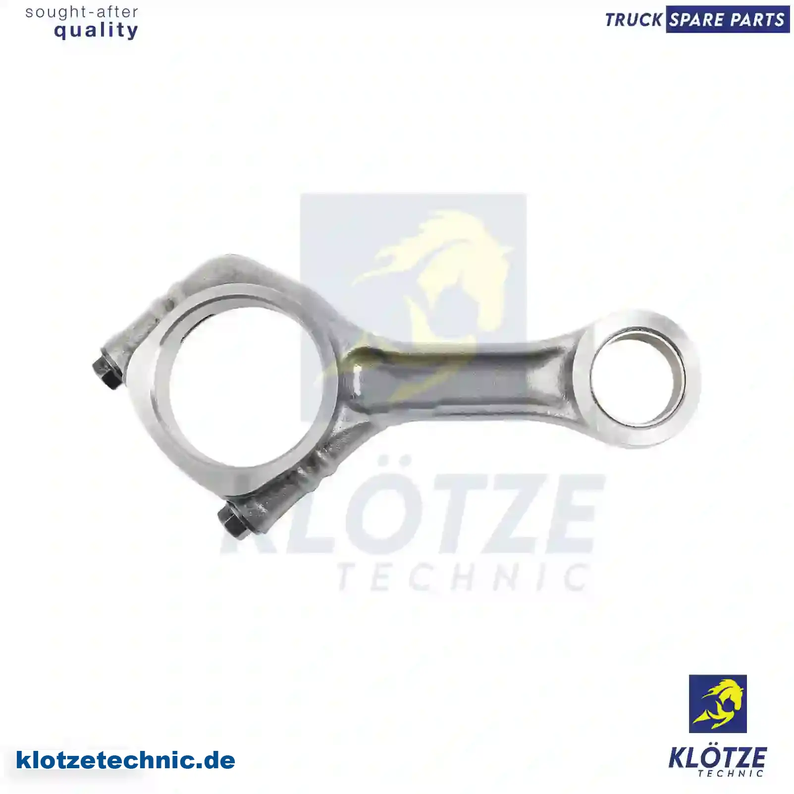 Connecting rod, conical head, 504113130, 504341496, 504113130, 504341496 || Klötze Technic Spare Part | Engine, Accelerator Pedal, Camshaft, Connecting Rod, Crankcase, Crankshaft, Cylinder Head, Engine Suspension Mountings, Exhaust Manifold, Exhaust Gas Recirculation, Filter Kits, Flywheel Housing, General Overhaul Kits, Engine, Intake Manifold, Oil Cleaner, Oil Cooler, Oil Filter, Oil Pump, Oil Sump, Piston & Liner, Sensor & Switch, Timing Case, Turbocharger, Cooling System, Belt Tensioner, Coolant Filter, Coolant Pipe, Corrosion Prevention Agent, Drive, Expansion Tank, Fan, Intercooler, Monitors & Gauges, Radiator, Thermostat, V-Belt / Timing belt, Water Pump, Fuel System, Electronical Injector Unit, Feed Pump, Fuel Filter, cpl., Fuel Gauge Sender,  Fuel Line, Fuel Pump, Fuel Tank, Injection Line Kit, Injection Pump, Exhaust System, Clutch & Pedal, Gearbox, Propeller Shaft, Axles, Brake System, Hubs & Wheels, Suspension, Leaf Spring, Universal Parts / Accessories, Steering, Electrical System, Cabin