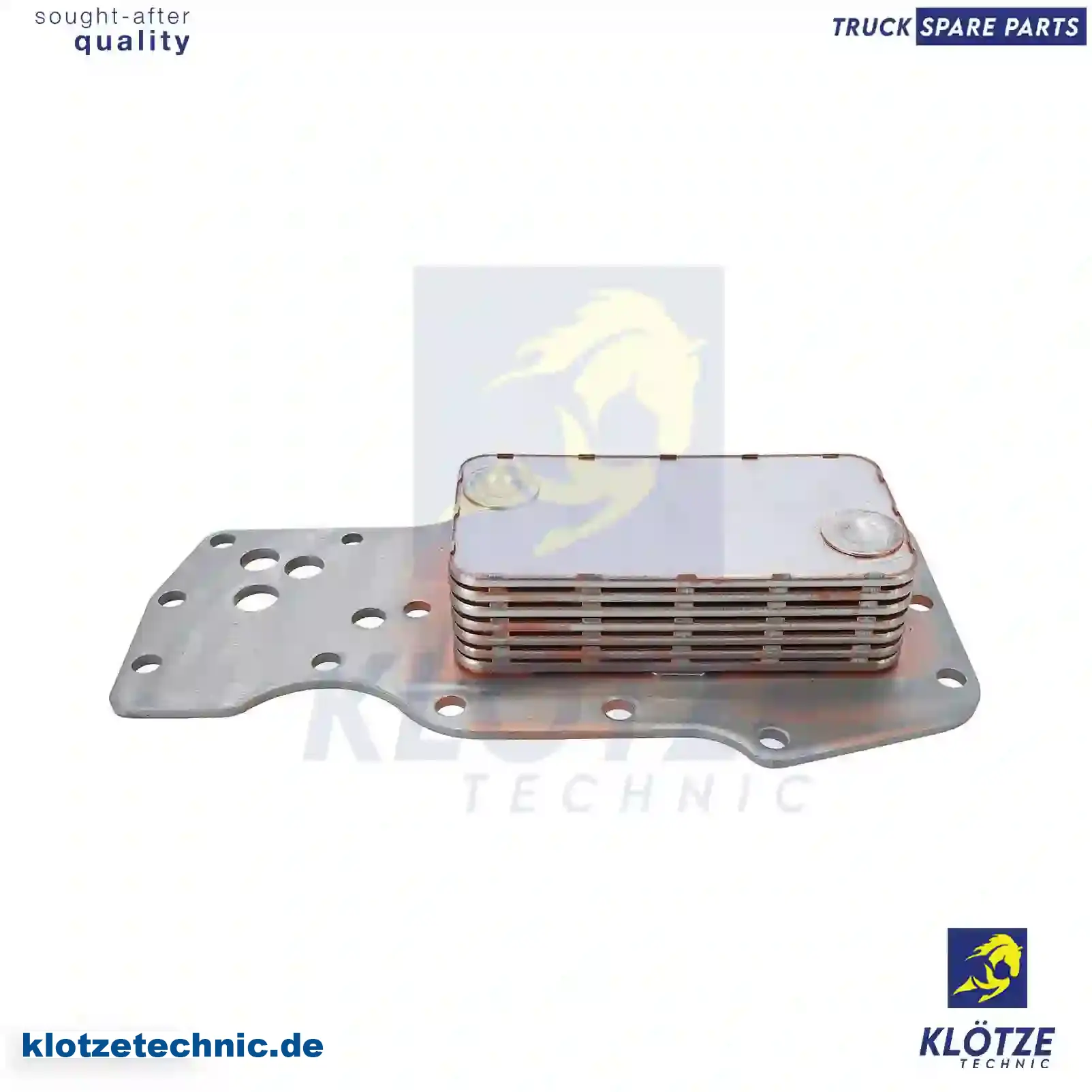 Oil cooler, 1399642, 04896407, 504047629, 504387924, 5801750731 || Klötze Technic Spare Part | Engine, Accelerator Pedal, Camshaft, Connecting Rod, Crankcase, Crankshaft, Cylinder Head, Engine Suspension Mountings, Exhaust Manifold, Exhaust Gas Recirculation, Filter Kits, Flywheel Housing, General Overhaul Kits, Engine, Intake Manifold, Oil Cleaner, Oil Cooler, Oil Filter, Oil Pump, Oil Sump, Piston & Liner, Sensor & Switch, Timing Case, Turbocharger, Cooling System, Belt Tensioner, Coolant Filter, Coolant Pipe, Corrosion Prevention Agent, Drive, Expansion Tank, Fan, Intercooler, Monitors & Gauges, Radiator, Thermostat, V-Belt / Timing belt, Water Pump, Fuel System, Electronical Injector Unit, Feed Pump, Fuel Filter, cpl., Fuel Gauge Sender,  Fuel Line, Fuel Pump, Fuel Tank, Injection Line Kit, Injection Pump, Exhaust System, Clutch & Pedal, Gearbox, Propeller Shaft, Axles, Brake System, Hubs & Wheels, Suspension, Leaf Spring, Universal Parts / Accessories, Steering, Electrical System, Cabin