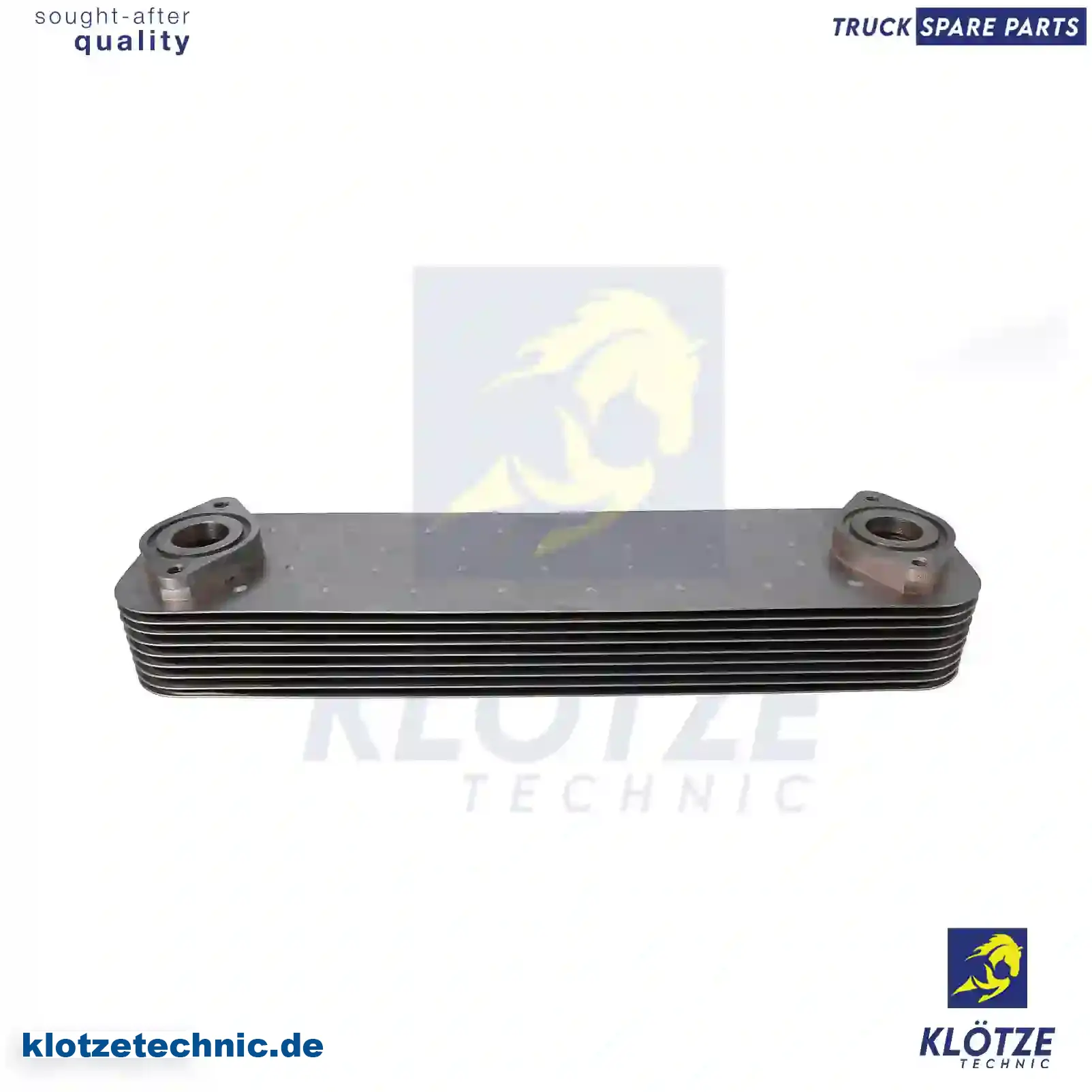 Oil cooler, 5801389768, 99434 || Klötze Technic Spare Part | Engine, Accelerator Pedal, Camshaft, Connecting Rod, Crankcase, Crankshaft, Cylinder Head, Engine Suspension Mountings, Exhaust Manifold, Exhaust Gas Recirculation, Filter Kits, Flywheel Housing, General Overhaul Kits, Engine, Intake Manifold, Oil Cleaner, Oil Cooler, Oil Filter, Oil Pump, Oil Sump, Piston & Liner, Sensor & Switch, Timing Case, Turbocharger, Cooling System, Belt Tensioner, Coolant Filter, Coolant Pipe, Corrosion Prevention Agent, Drive, Expansion Tank, Fan, Intercooler, Monitors & Gauges, Radiator, Thermostat, V-Belt / Timing belt, Water Pump, Fuel System, Electronical Injector Unit, Feed Pump, Fuel Filter, cpl., Fuel Gauge Sender,  Fuel Line, Fuel Pump, Fuel Tank, Injection Line Kit, Injection Pump, Exhaust System, Clutch & Pedal, Gearbox, Propeller Shaft, Axles, Brake System, Hubs & Wheels, Suspension, Leaf Spring, Universal Parts / Accessories, Steering, Electrical System, Cabin