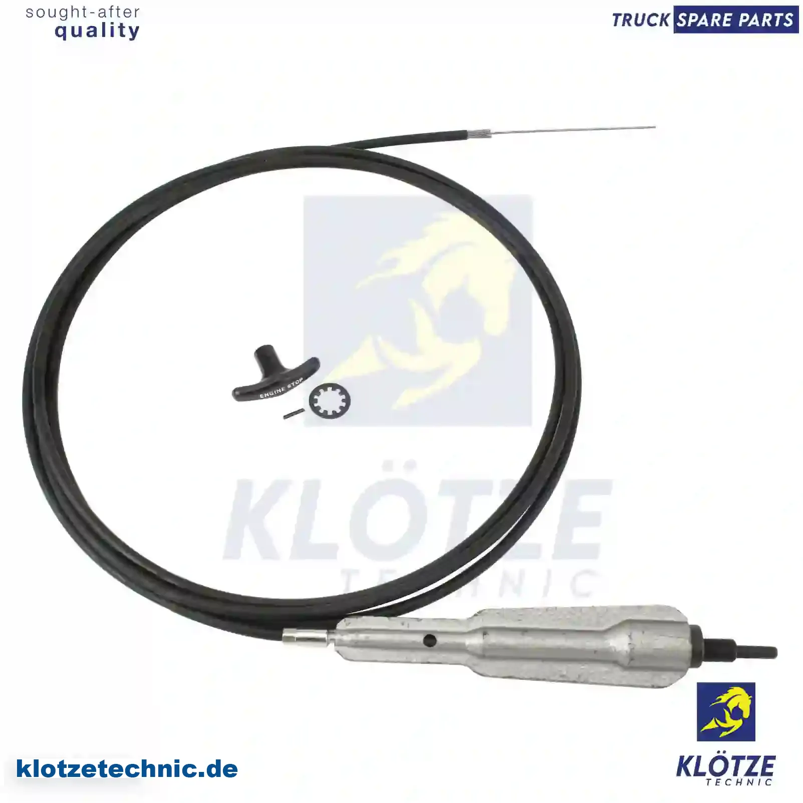 Throttle cable, complete, 273787, 273788, 8121497 || Klötze Technic Spare Part | Engine, Accelerator Pedal, Camshaft, Connecting Rod, Crankcase, Crankshaft, Cylinder Head, Engine Suspension Mountings, Exhaust Manifold, Exhaust Gas Recirculation, Filter Kits, Flywheel Housing, General Overhaul Kits, Engine, Intake Manifold, Oil Cleaner, Oil Cooler, Oil Filter, Oil Pump, Oil Sump, Piston & Liner, Sensor & Switch, Timing Case, Turbocharger, Cooling System, Belt Tensioner, Coolant Filter, Coolant Pipe, Corrosion Prevention Agent, Drive, Expansion Tank, Fan, Intercooler, Monitors & Gauges, Radiator, Thermostat, V-Belt / Timing belt, Water Pump, Fuel System, Electronical Injector Unit, Feed Pump, Fuel Filter, cpl., Fuel Gauge Sender,  Fuel Line, Fuel Pump, Fuel Tank, Injection Line Kit, Injection Pump, Exhaust System, Clutch & Pedal, Gearbox, Propeller Shaft, Axles, Brake System, Hubs & Wheels, Suspension, Leaf Spring, Universal Parts / Accessories, Steering, Electrical System, Cabin