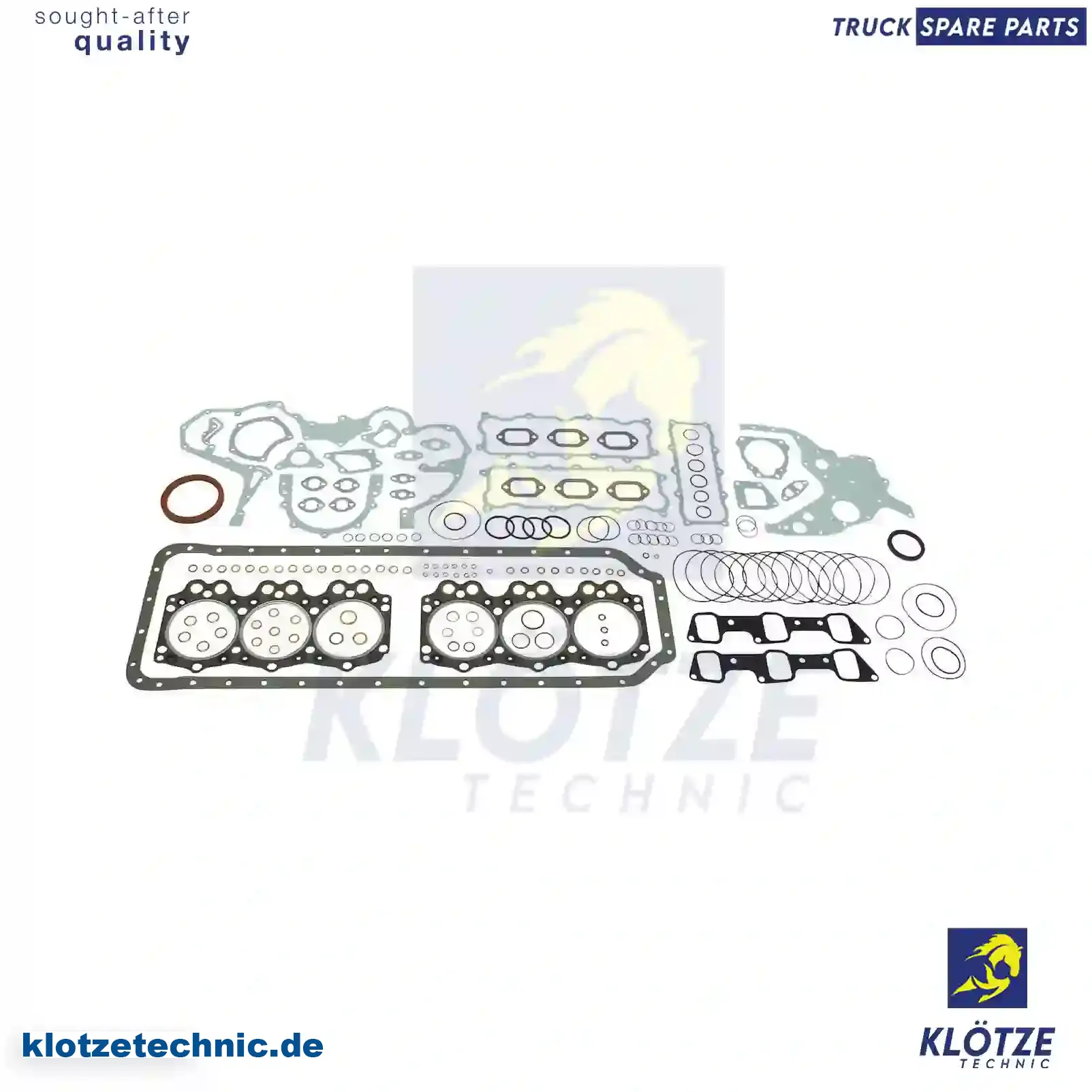 General overhaul kit, 01907668, 01907849, 1907668, 1907849 || Klötze Technic Spare Part | Engine, Accelerator Pedal, Camshaft, Connecting Rod, Crankcase, Crankshaft, Cylinder Head, Engine Suspension Mountings, Exhaust Manifold, Exhaust Gas Recirculation, Filter Kits, Flywheel Housing, General Overhaul Kits, Engine, Intake Manifold, Oil Cleaner, Oil Cooler, Oil Filter, Oil Pump, Oil Sump, Piston & Liner, Sensor & Switch, Timing Case, Turbocharger, Cooling System, Belt Tensioner, Coolant Filter, Coolant Pipe, Corrosion Prevention Agent, Drive, Expansion Tank, Fan, Intercooler, Monitors & Gauges, Radiator, Thermostat, V-Belt / Timing belt, Water Pump, Fuel System, Electronical Injector Unit, Feed Pump, Fuel Filter, cpl., Fuel Gauge Sender,  Fuel Line, Fuel Pump, Fuel Tank, Injection Line Kit, Injection Pump, Exhaust System, Clutch & Pedal, Gearbox, Propeller Shaft, Axles, Brake System, Hubs & Wheels, Suspension, Leaf Spring, Universal Parts / Accessories, Steering, Electrical System, Cabin