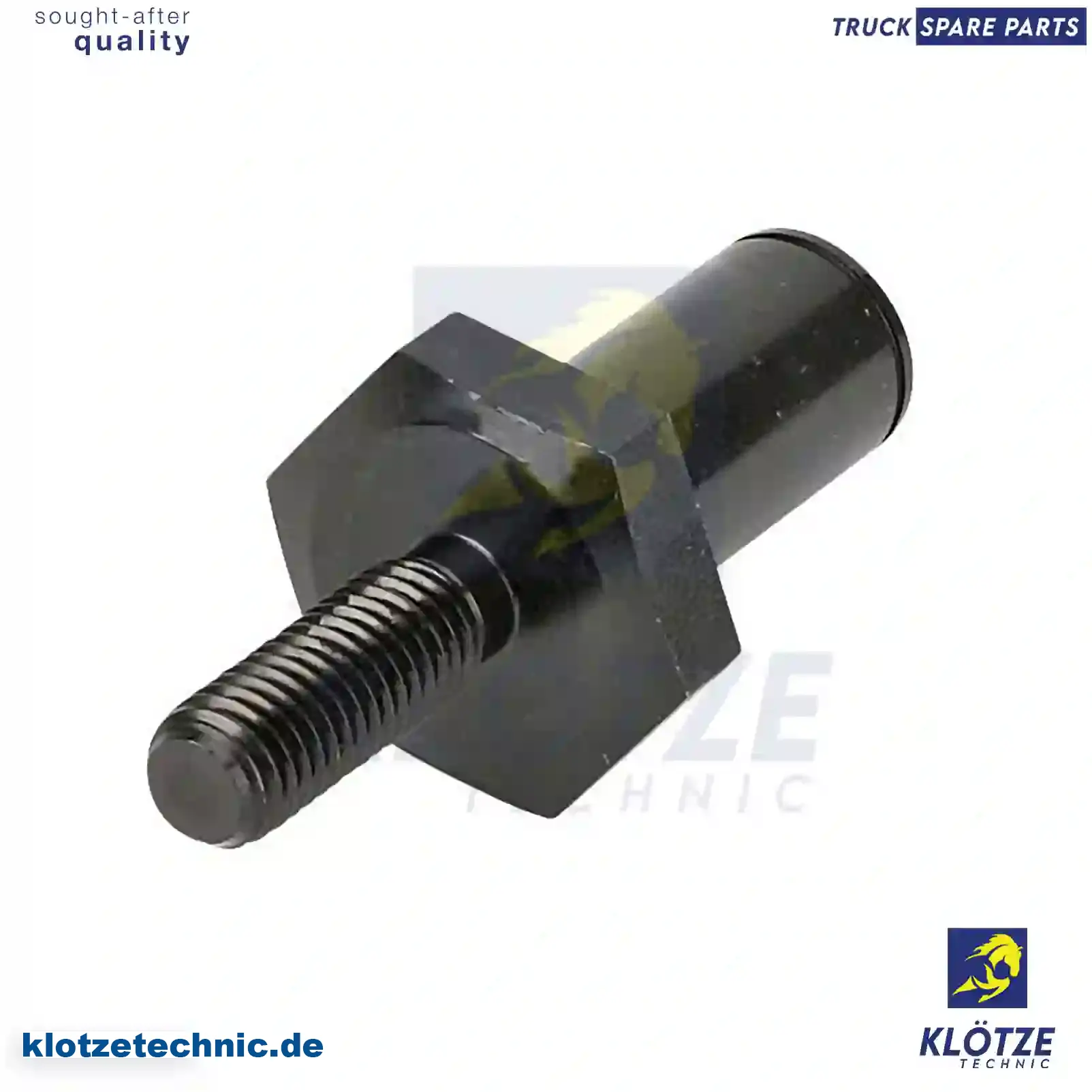 Pin, belt tensioner, 1664695, , || Klötze Technic Spare Part | Engine, Accelerator Pedal, Camshaft, Connecting Rod, Crankcase, Crankshaft, Cylinder Head, Engine Suspension Mountings, Exhaust Manifold, Exhaust Gas Recirculation, Filter Kits, Flywheel Housing, General Overhaul Kits, Engine, Intake Manifold, Oil Cleaner, Oil Cooler, Oil Filter, Oil Pump, Oil Sump, Piston & Liner, Sensor & Switch, Timing Case, Turbocharger, Cooling System, Belt Tensioner, Coolant Filter, Coolant Pipe, Corrosion Prevention Agent, Drive, Expansion Tank, Fan, Intercooler, Monitors & Gauges, Radiator, Thermostat, V-Belt / Timing belt, Water Pump, Fuel System, Electronical Injector Unit, Feed Pump, Fuel Filter, cpl., Fuel Gauge Sender,  Fuel Line, Fuel Pump, Fuel Tank, Injection Line Kit, Injection Pump, Exhaust System, Clutch & Pedal, Gearbox, Propeller Shaft, Axles, Brake System, Hubs & Wheels, Suspension, Leaf Spring, Universal Parts / Accessories, Steering, Electrical System, Cabin